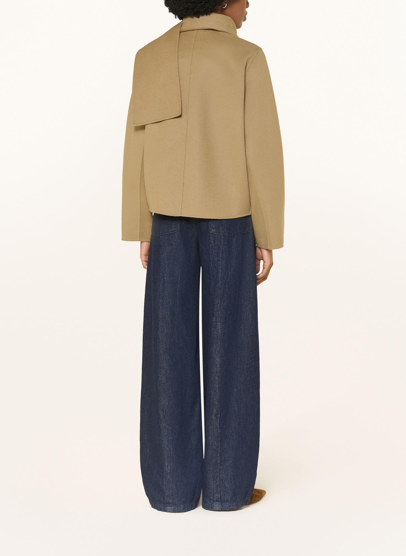 LUISA CERANO Wide Leg Jeans: 252 navy