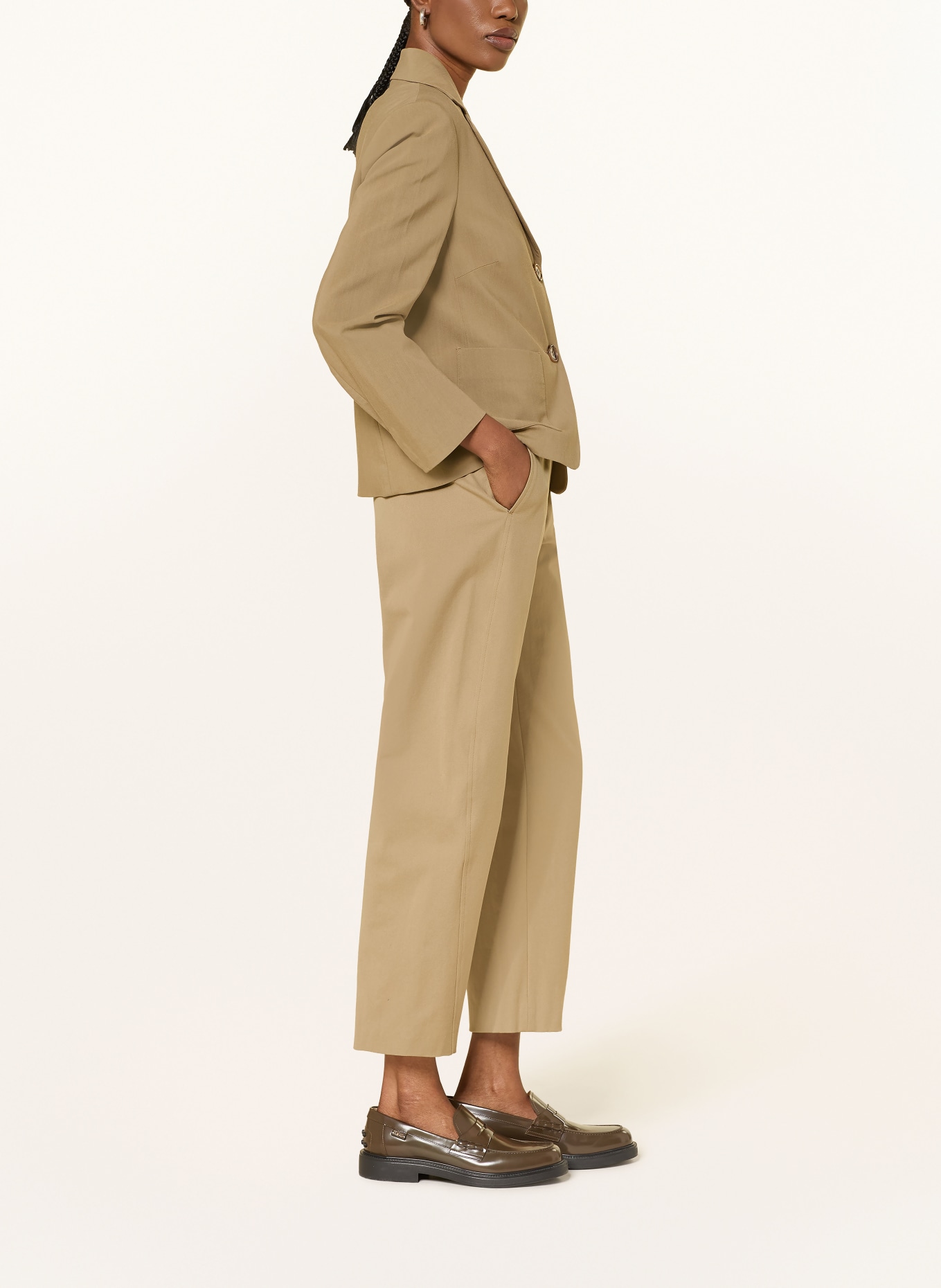 LUISA CERANO 3/4-length pants: KHAKI