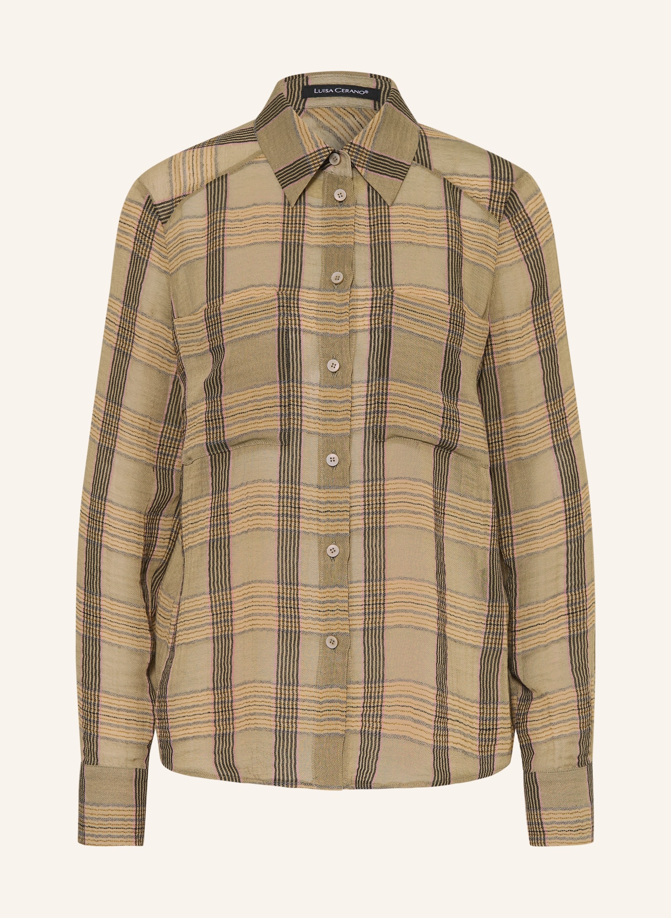 LUISA CERANO bluzka: KHAKI / CAMELOWY / CZARNY