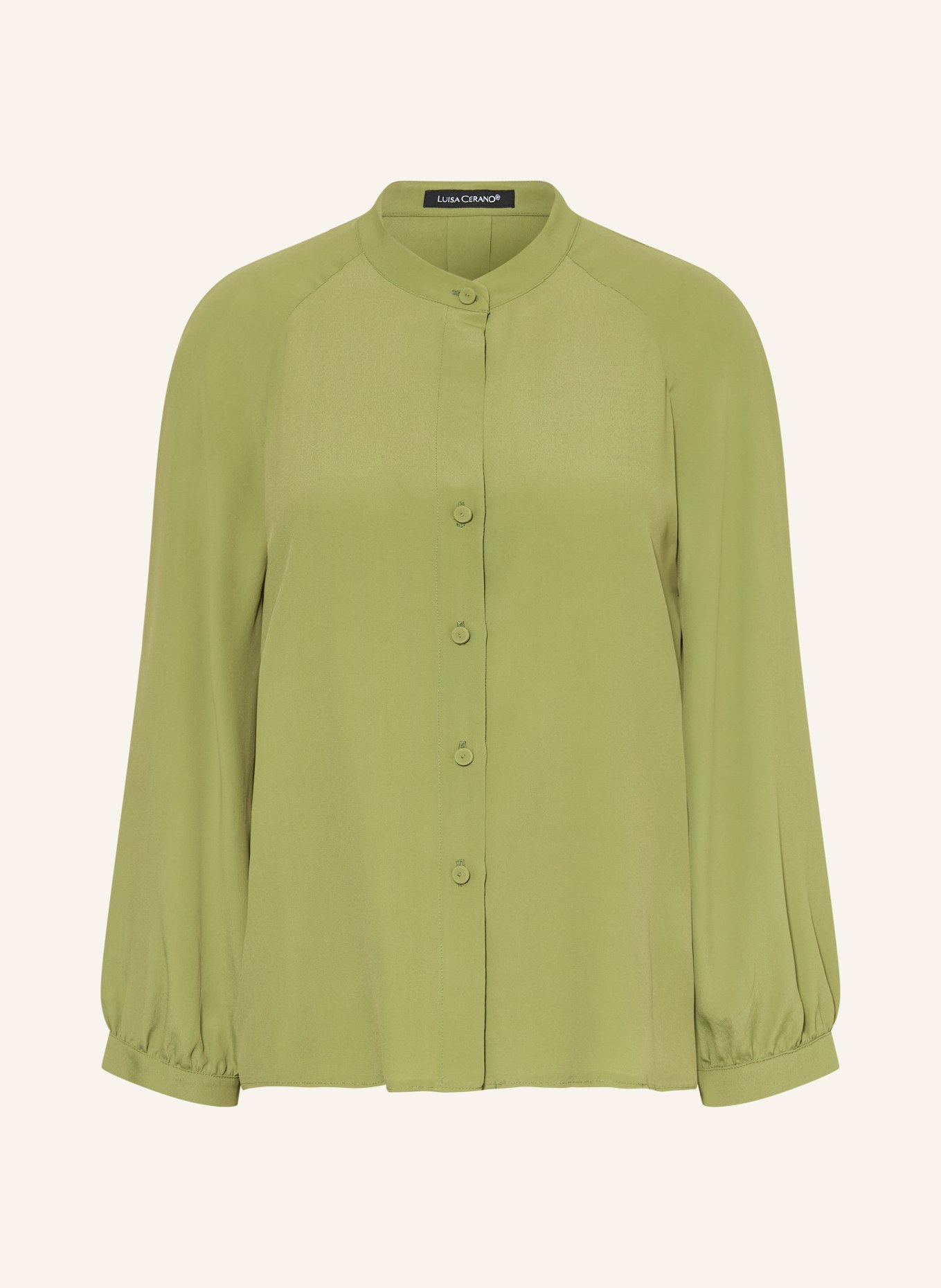 LUISA CERANO blouse: LIGHT GREEN