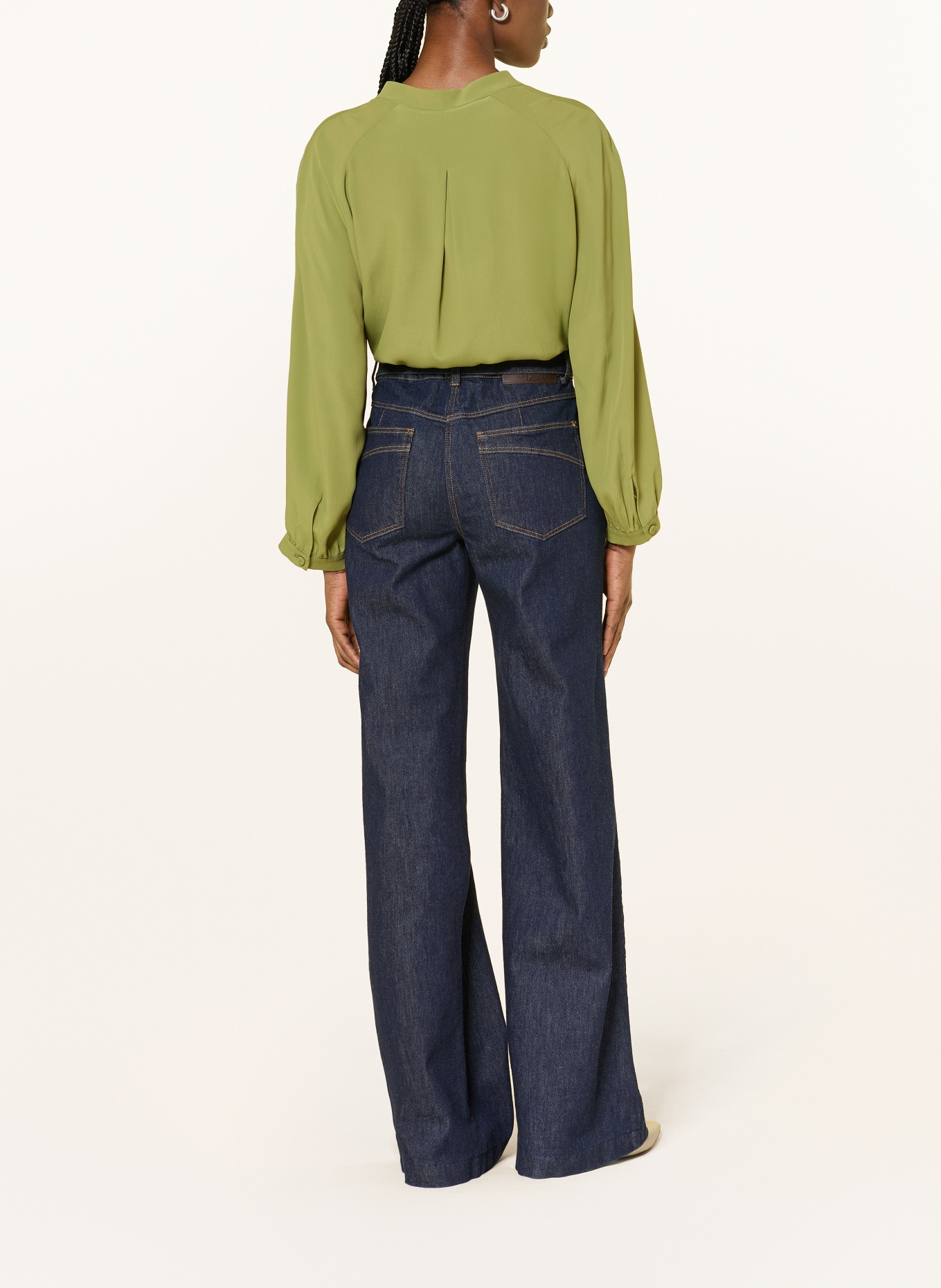 LUISA CERANO blouse: LIGHT GREEN