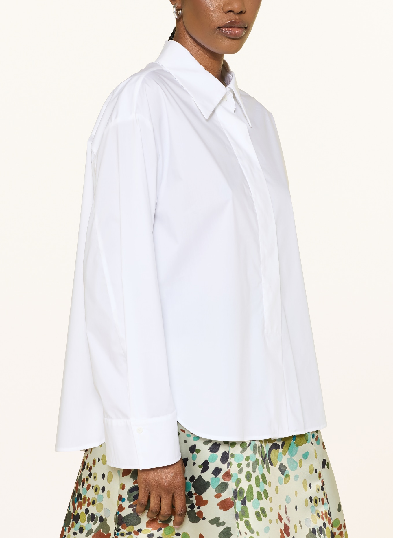 LUISA CERANO blouse: WHITE