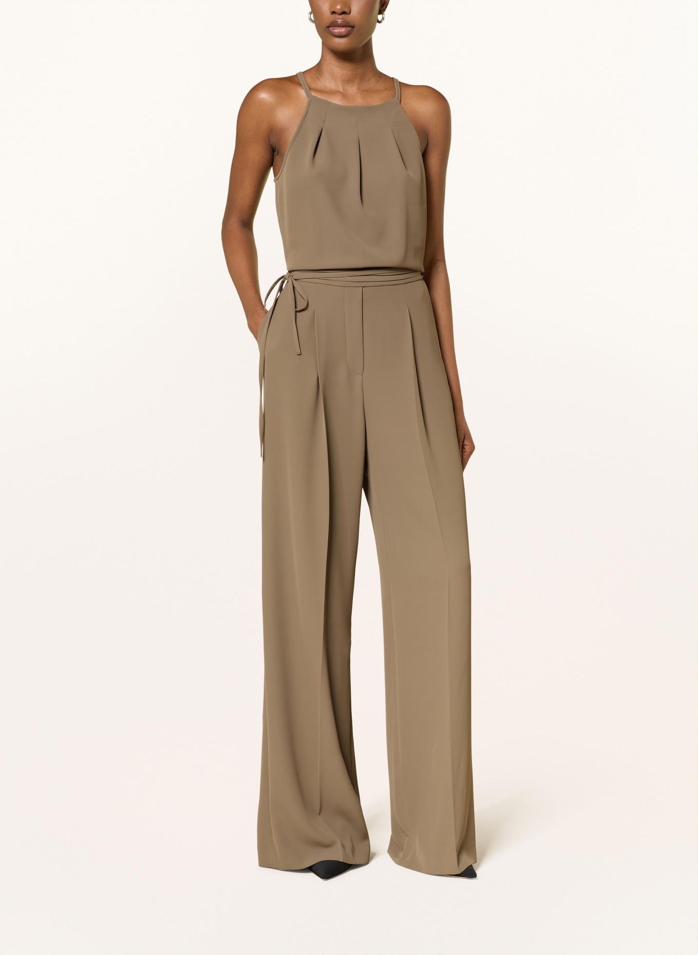 LUISA CERANO Jumpsuit: KHAKI