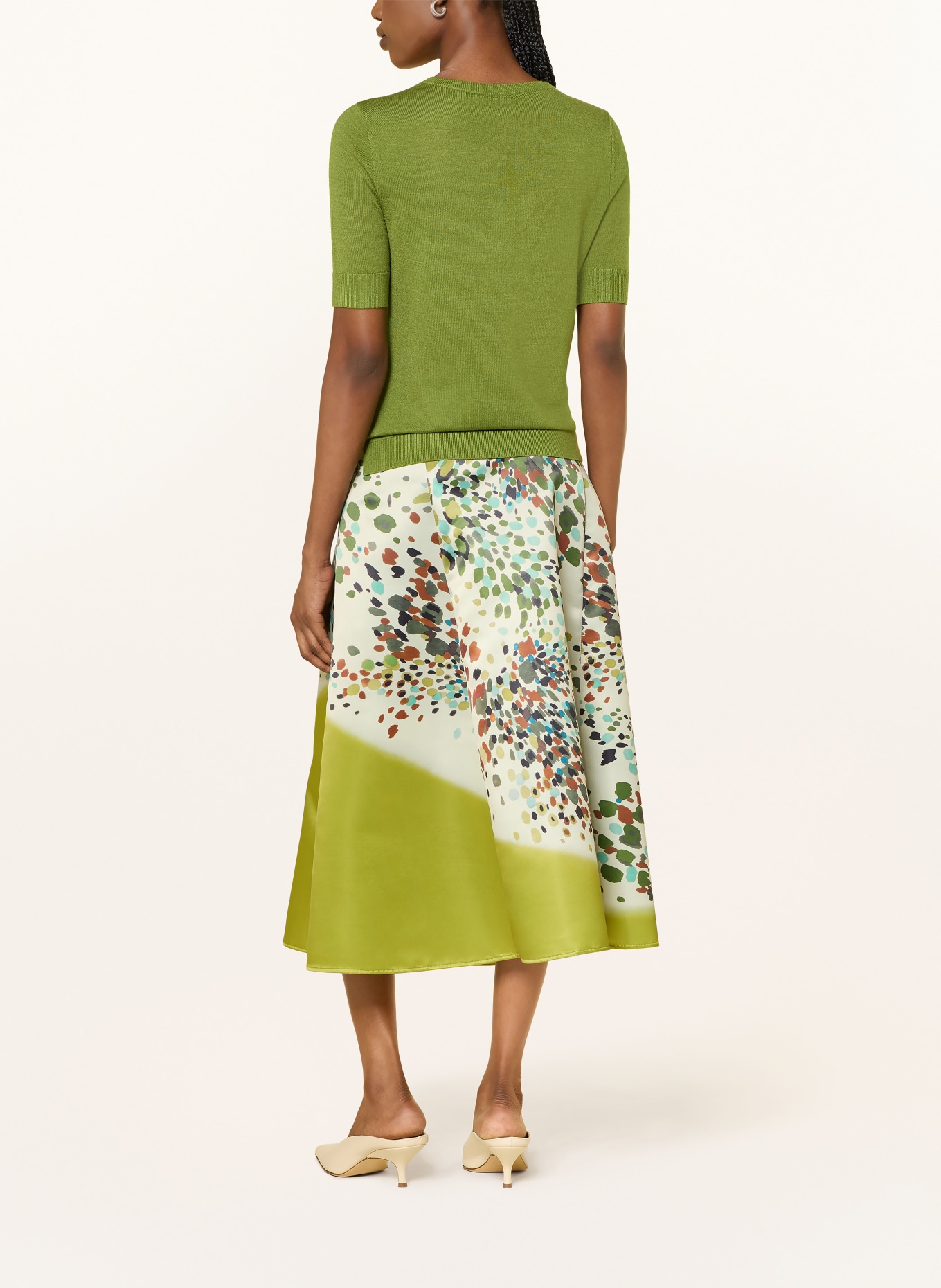 LUISA CERANO Tricou din tricot: VERDE
