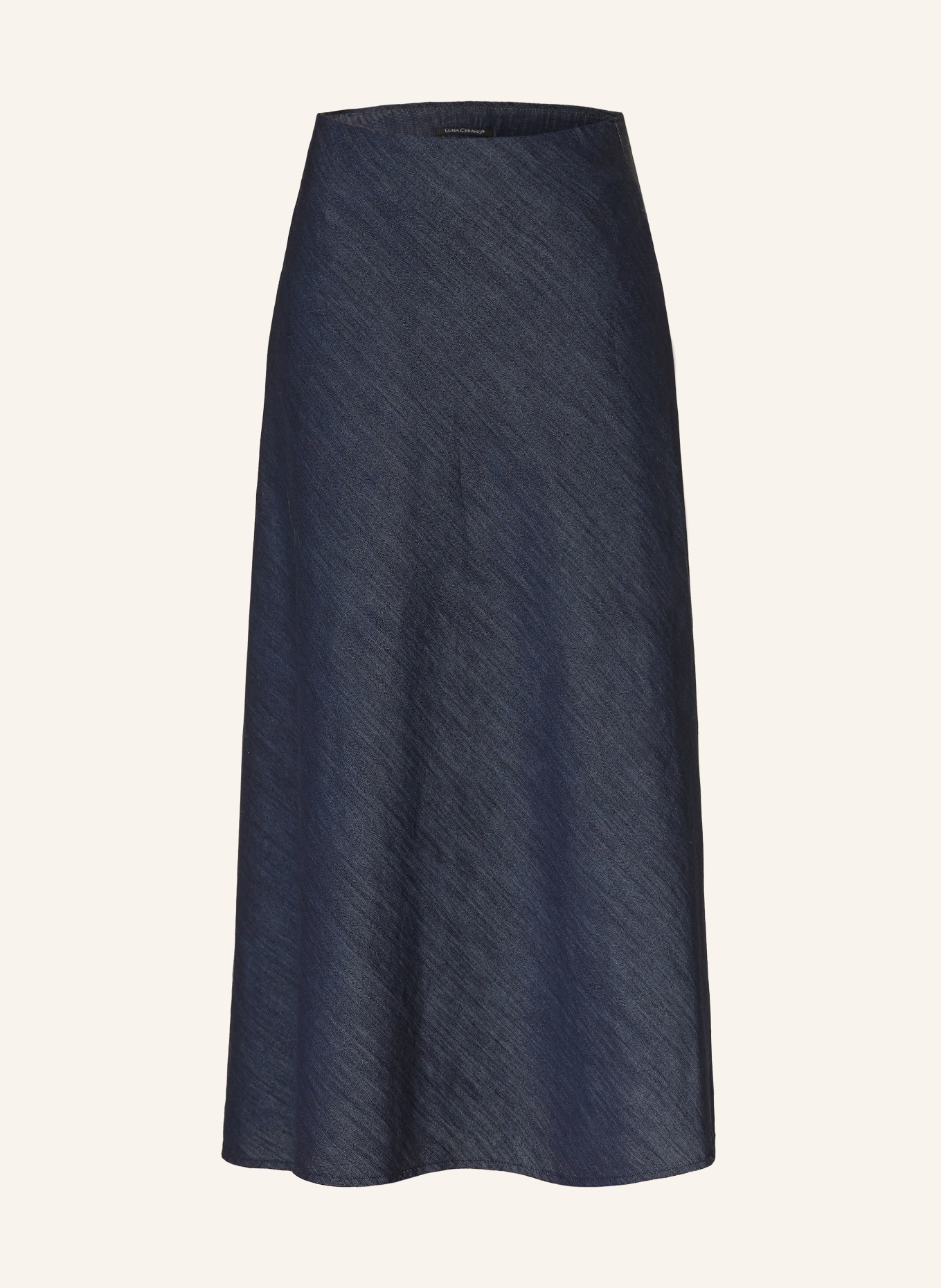 LUISA CERANO denim skirt: DARK BLUE
