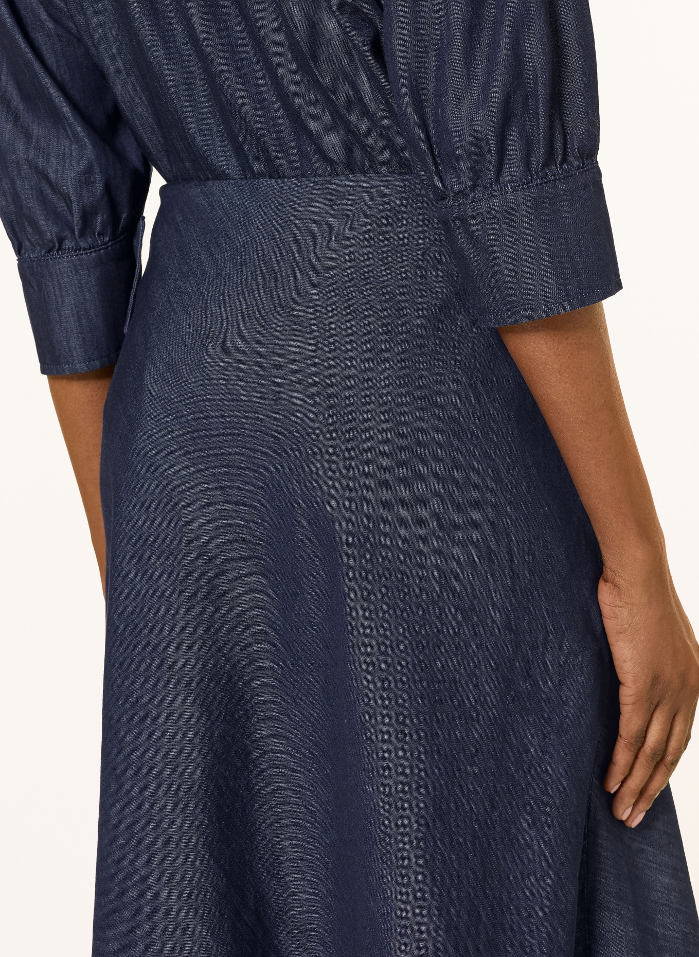 LUISA CERANO denim skirt: DARK BLUE