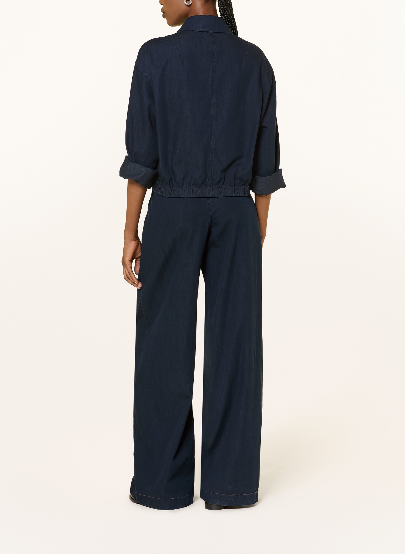 LUISA CERANO Wide-Leg Jeans: 2521 blue/black