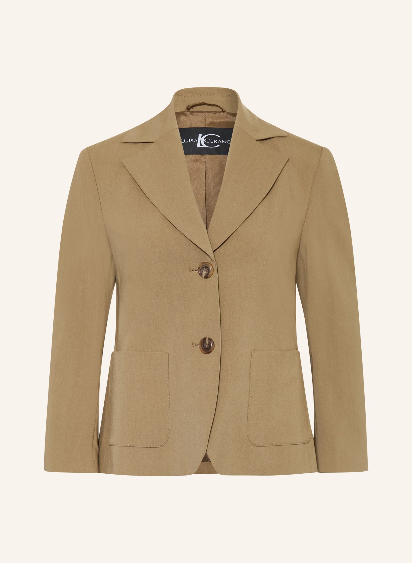 LUISA CERANO blazer: KHAKI