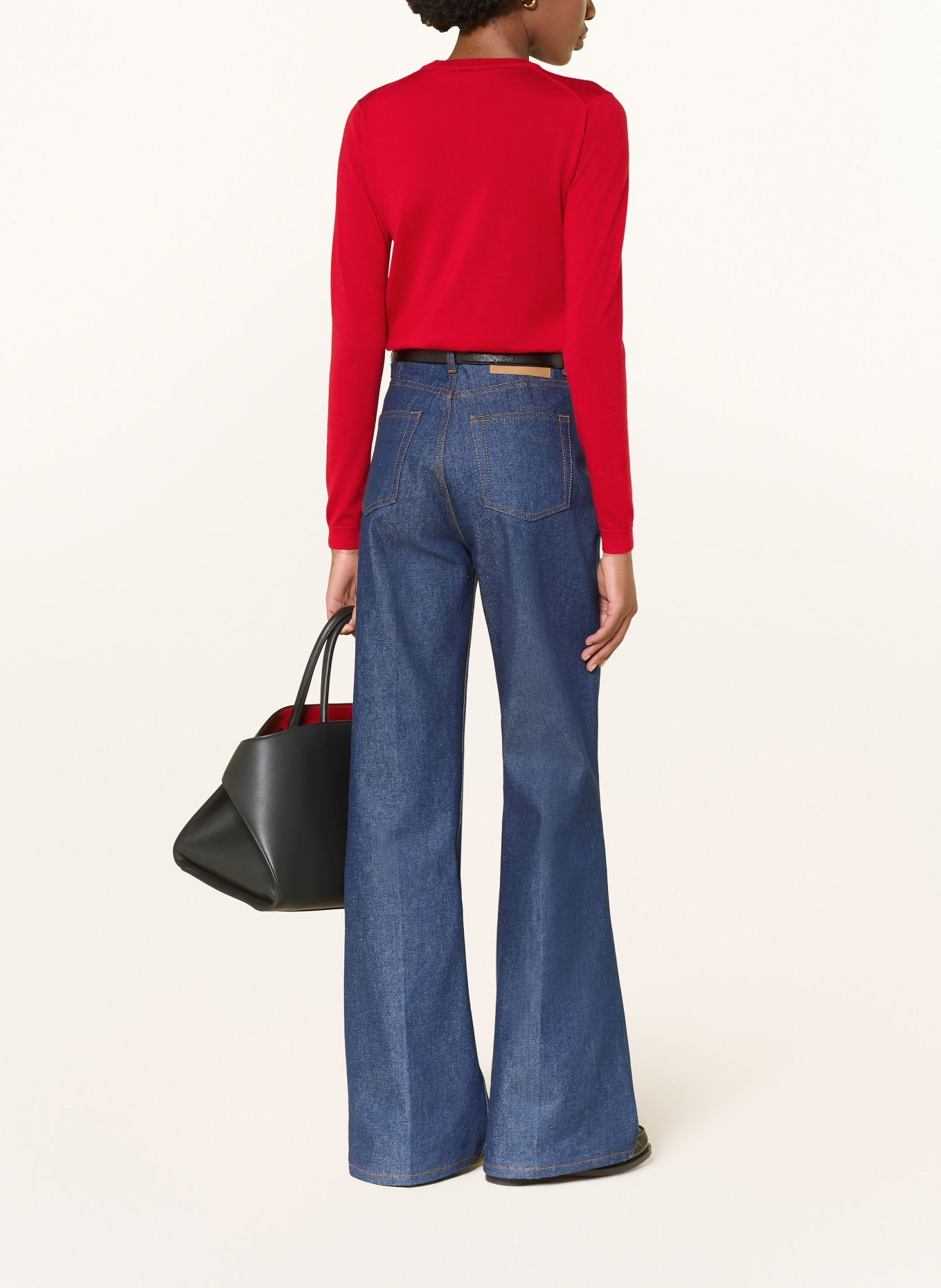 RALPH LAUREN Collection Kasjmier trui: ROOD