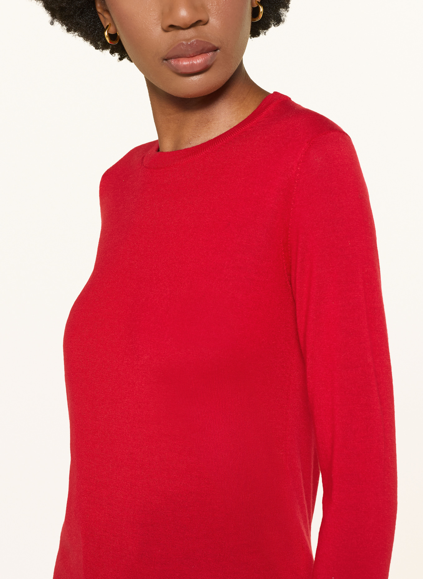 RALPH LAUREN Collection Kasjmier trui: ROOD