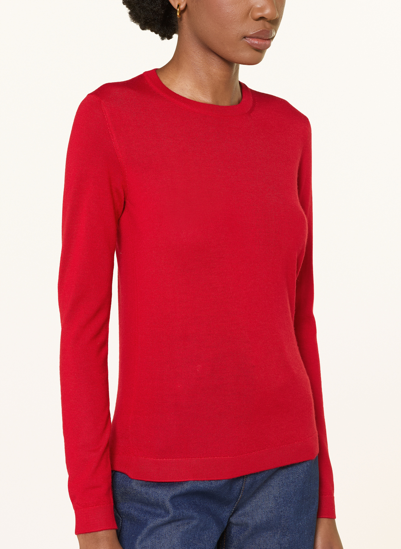 RALPH LAUREN Collection Kasjmier trui: ROOD