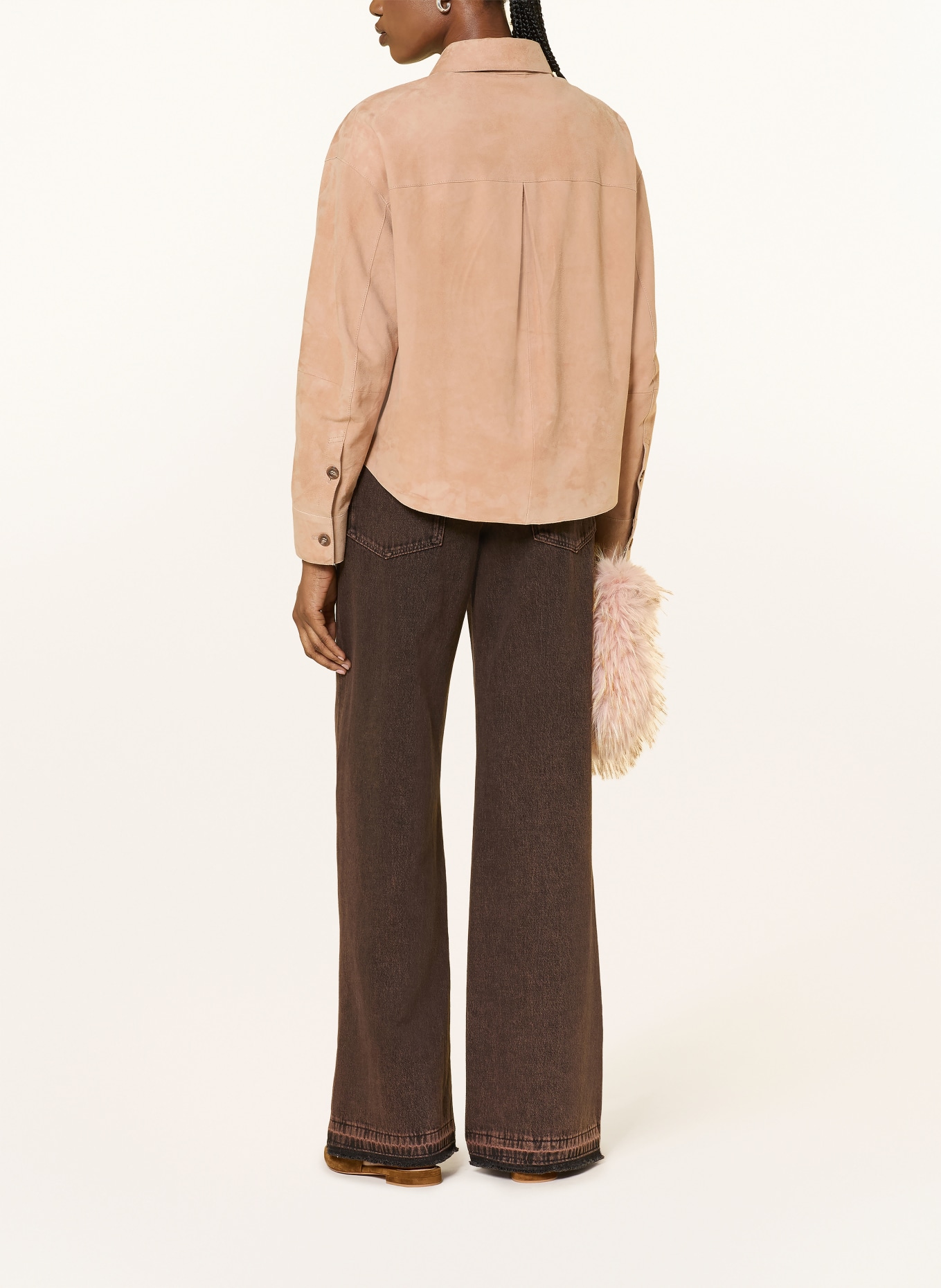 LUISA CERANO Dżinsy z szerokimi nogawkami: 17 the statement tweed