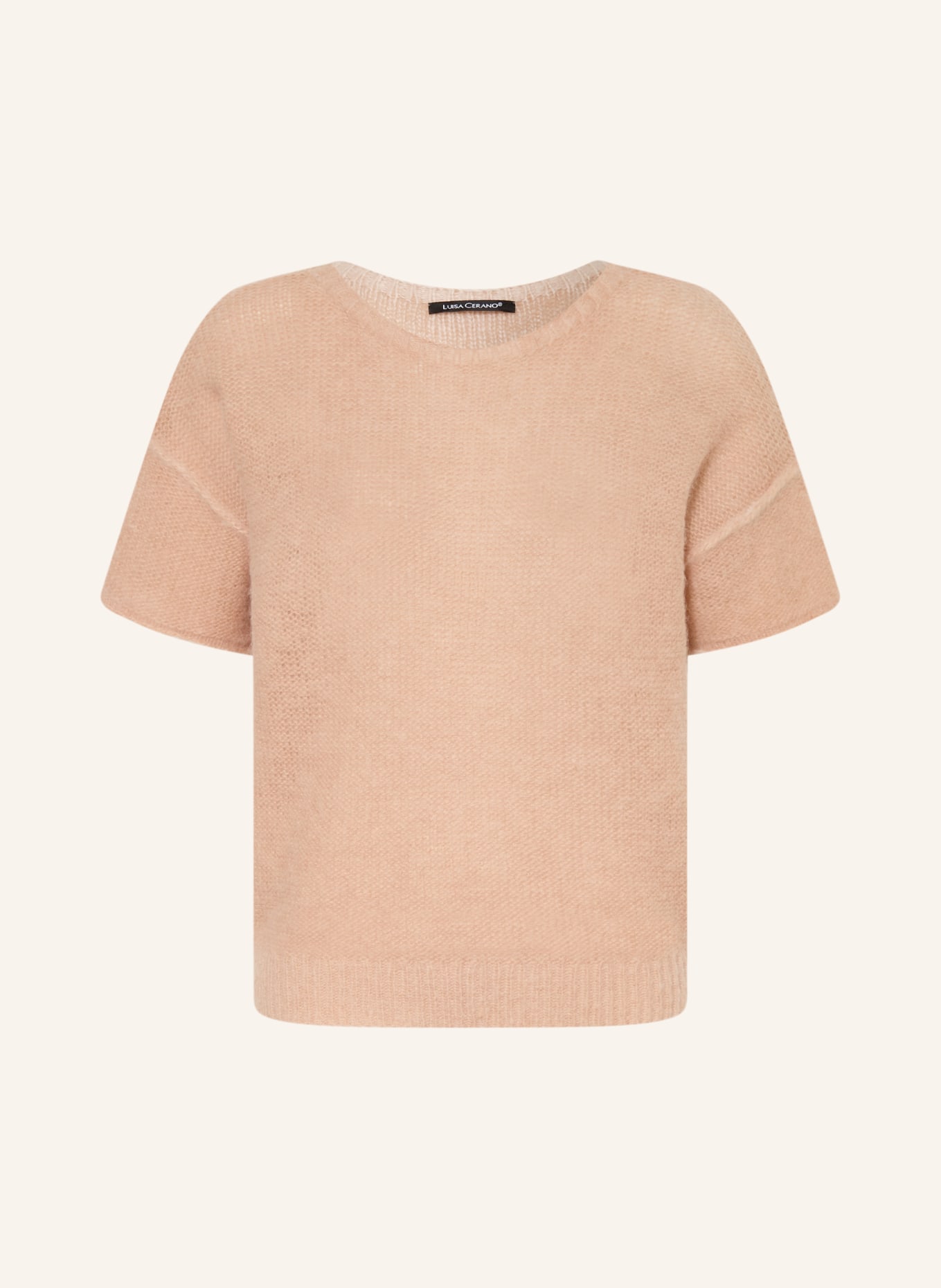 LUISA CERANO Pull en maille avec de l'alpaga: CHAMEAU