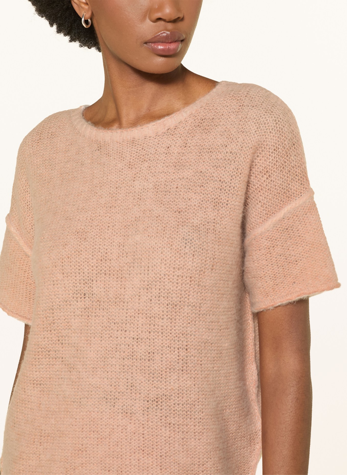 LUISA CERANO Pull en maille avec de l'alpaga: CHAMEAU