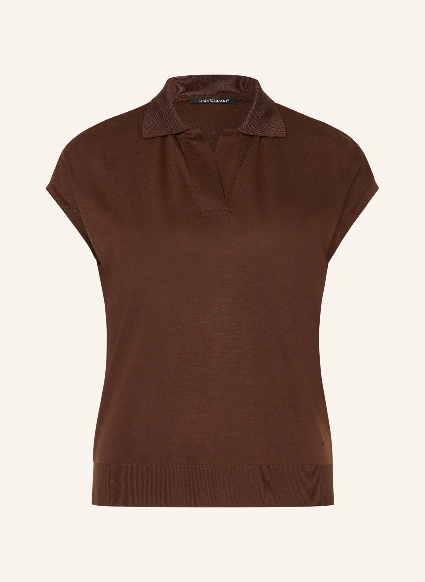 LUISA CERANO Jersey-polotröja: BRUN