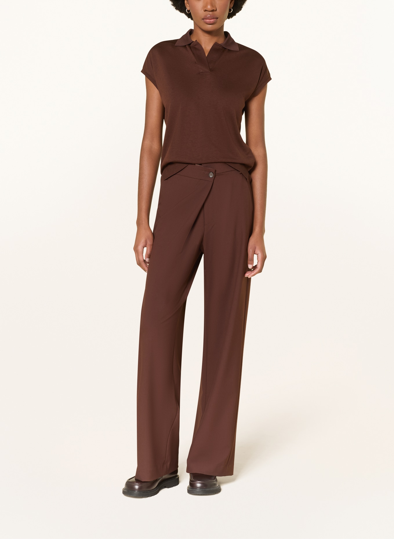 LUISA CERANO Jersey-polotröja: BRUN