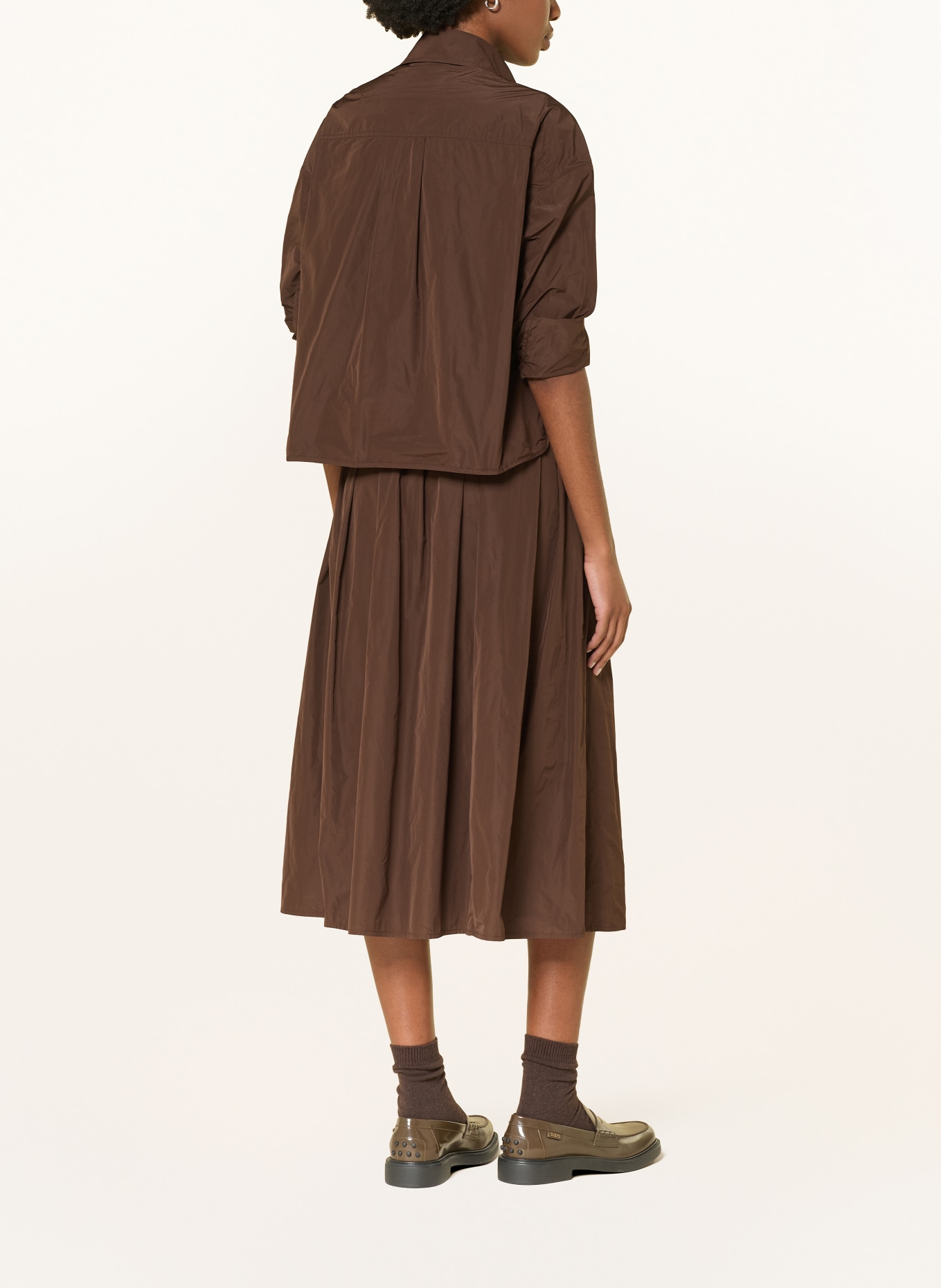 LUISA CERANO Hemdbluse: DUNKELBRAUN