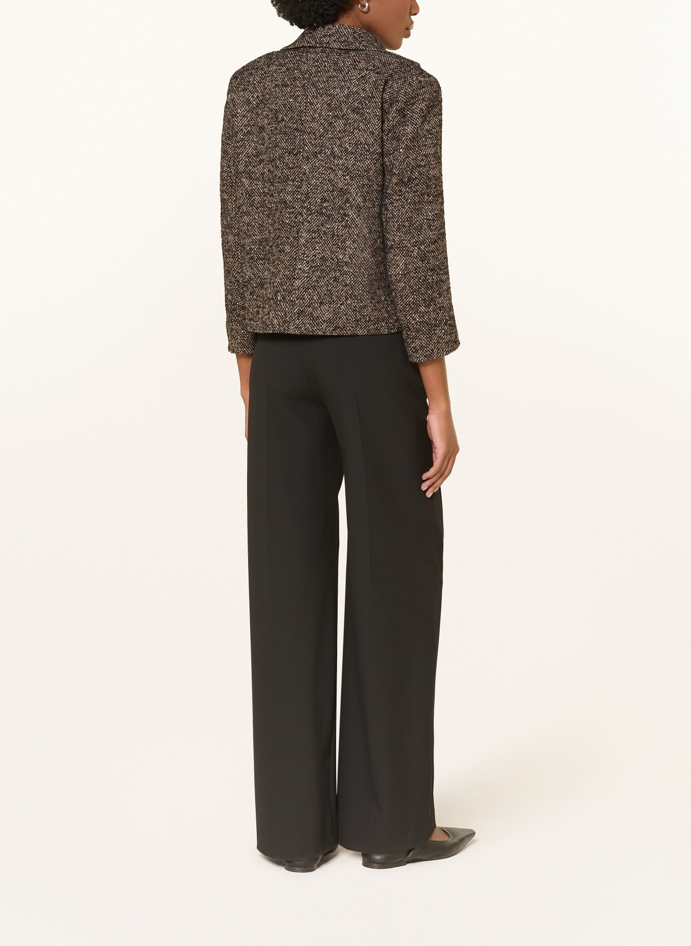LUISA CERANO Marlenehose: SCHWARZ