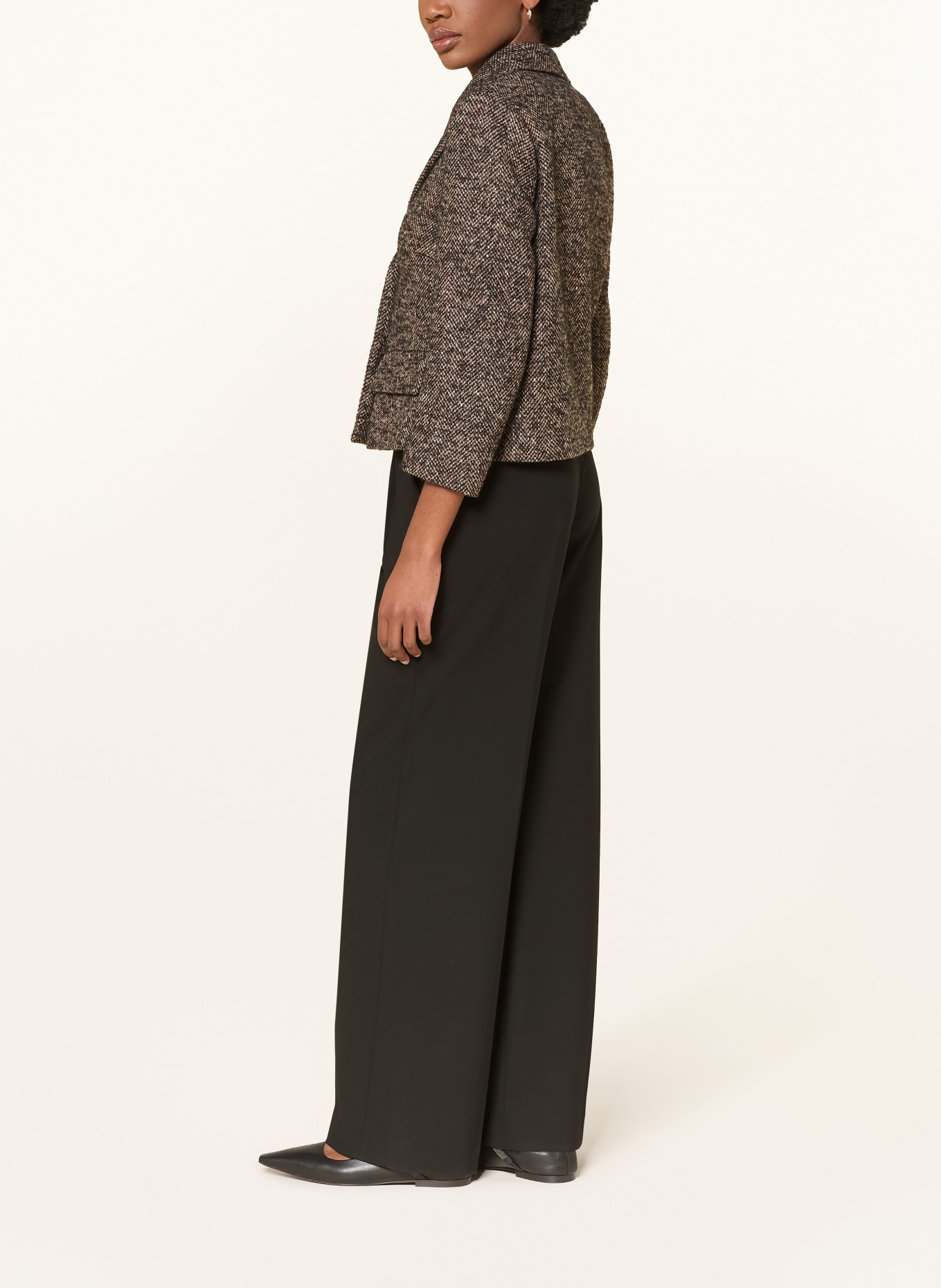 LUISA CERANO Marlenehose: SCHWARZ
