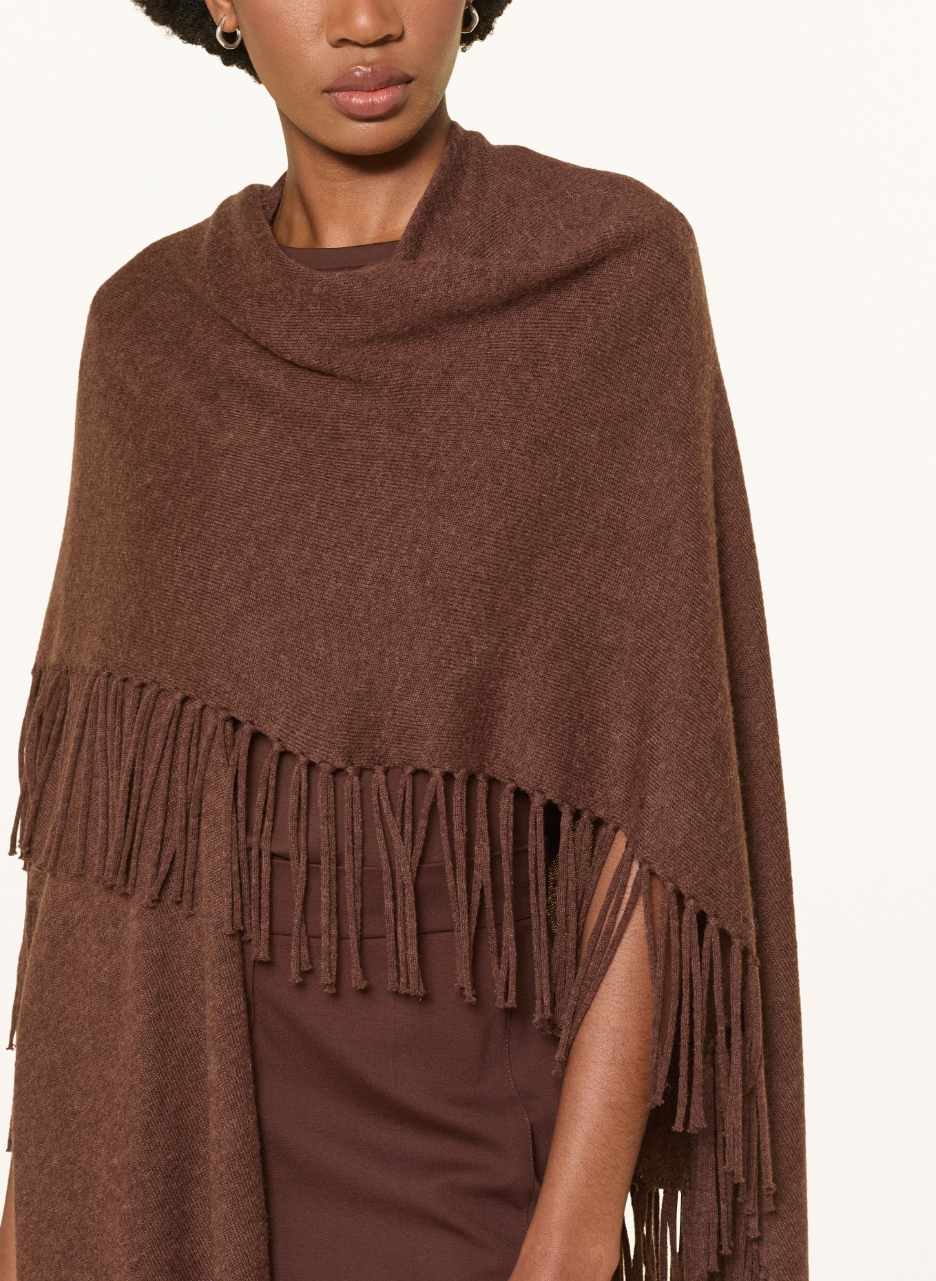 LUISA CERANO Cape: DARK BROWN