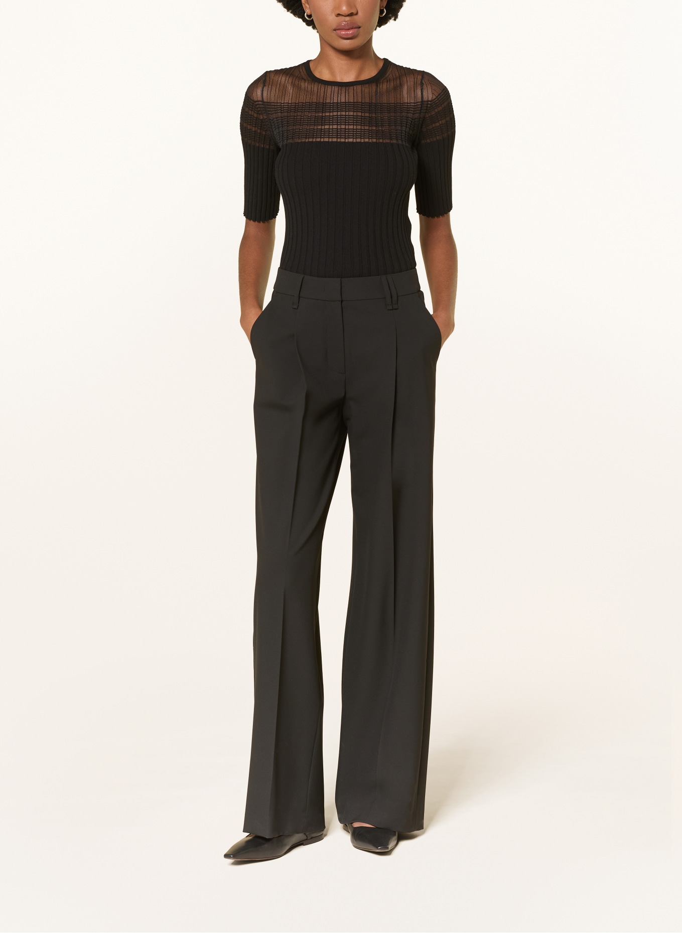 LUISA CERANO T-shirt: ZWART