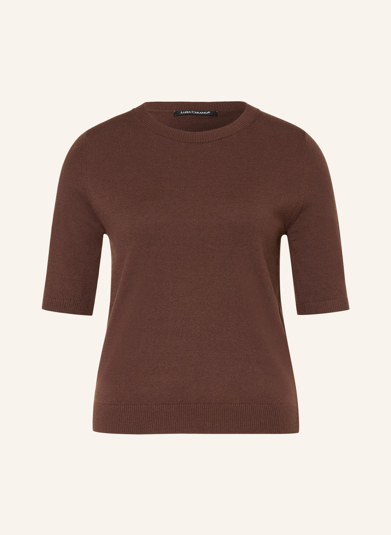 LUISA CERANO Pull en maille: MARRON
