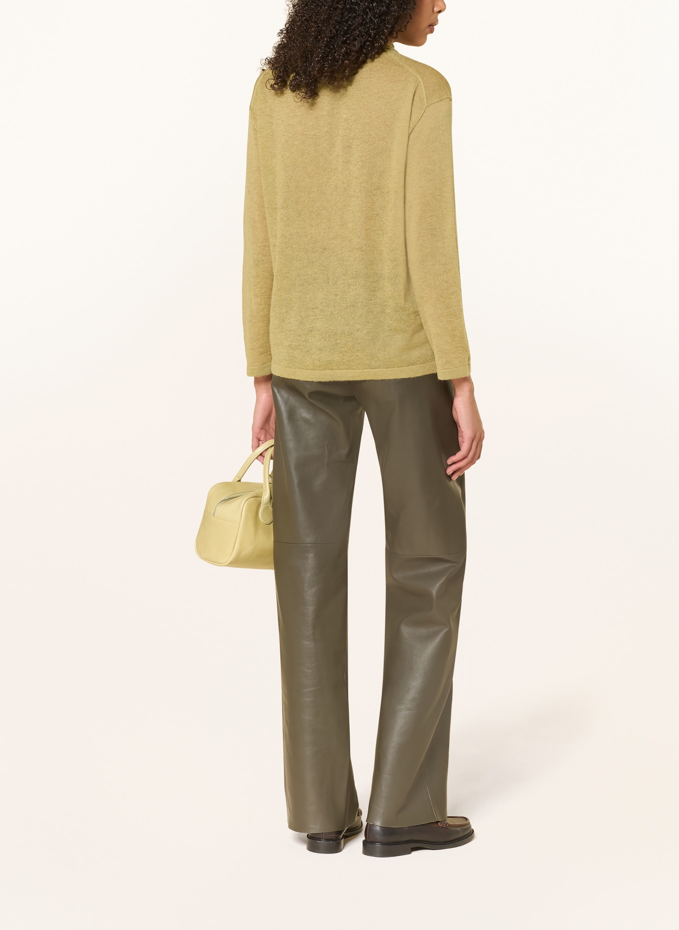 COS Cardigan en mohair: VERT CLAIR