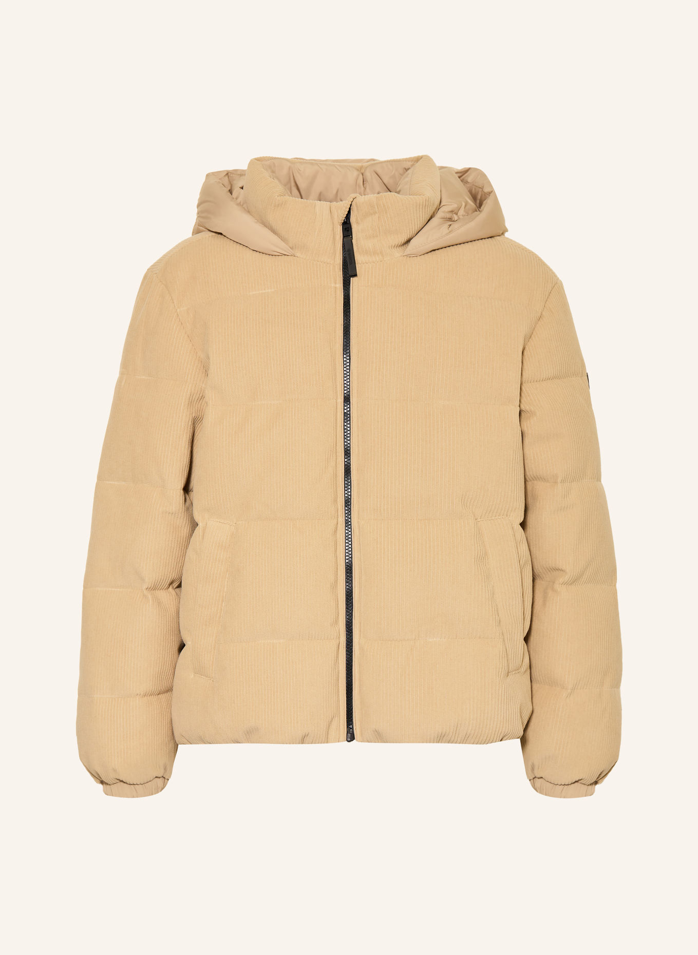 GARCIA Steppjacke aus Cord: BEIGE