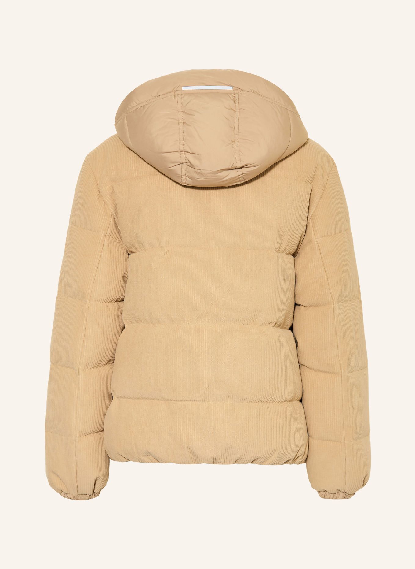 GARCIA Steppjacke aus Cord: BEIGE