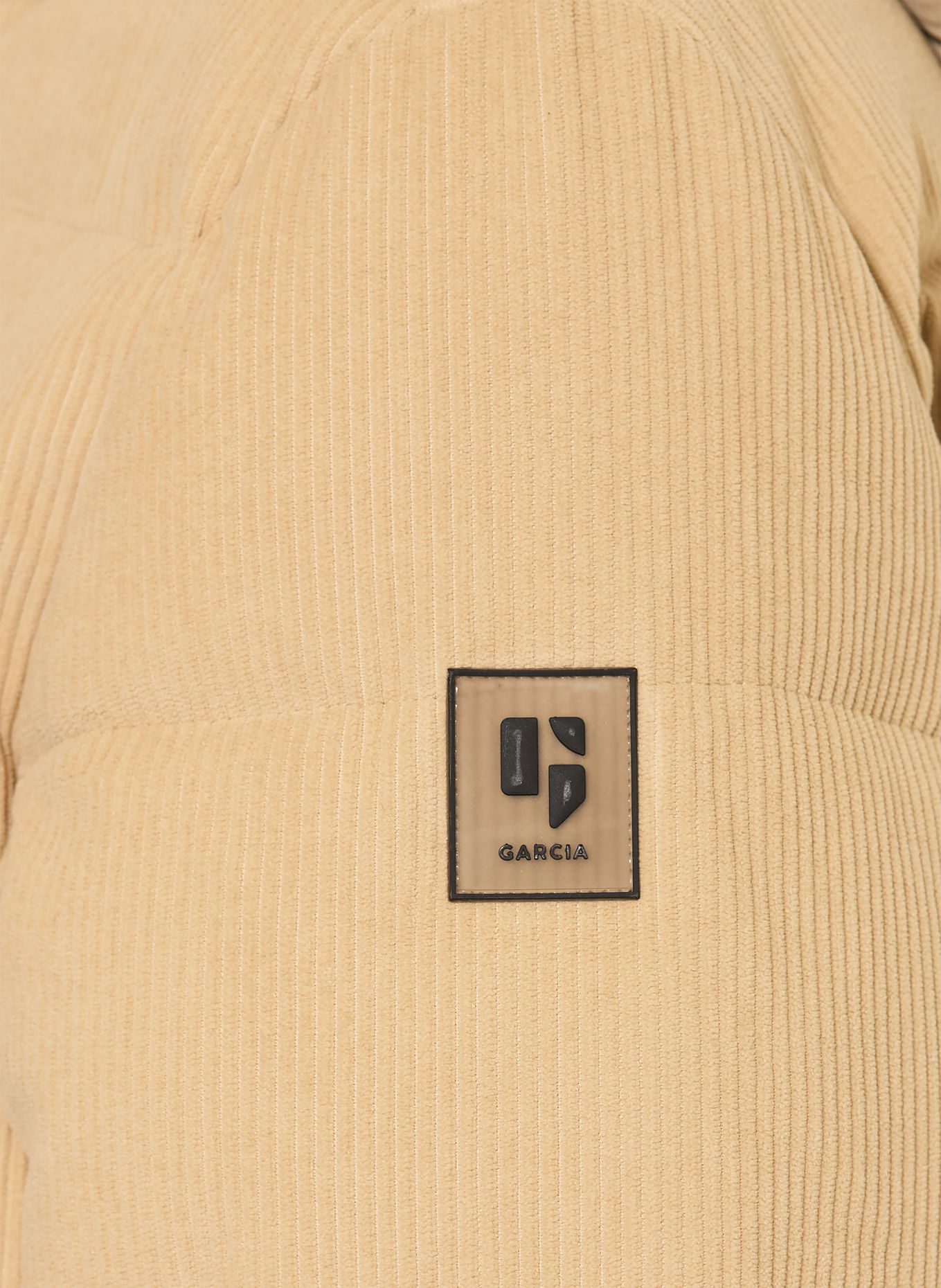 GARCIA Steppjacke aus Cord: BEIGE