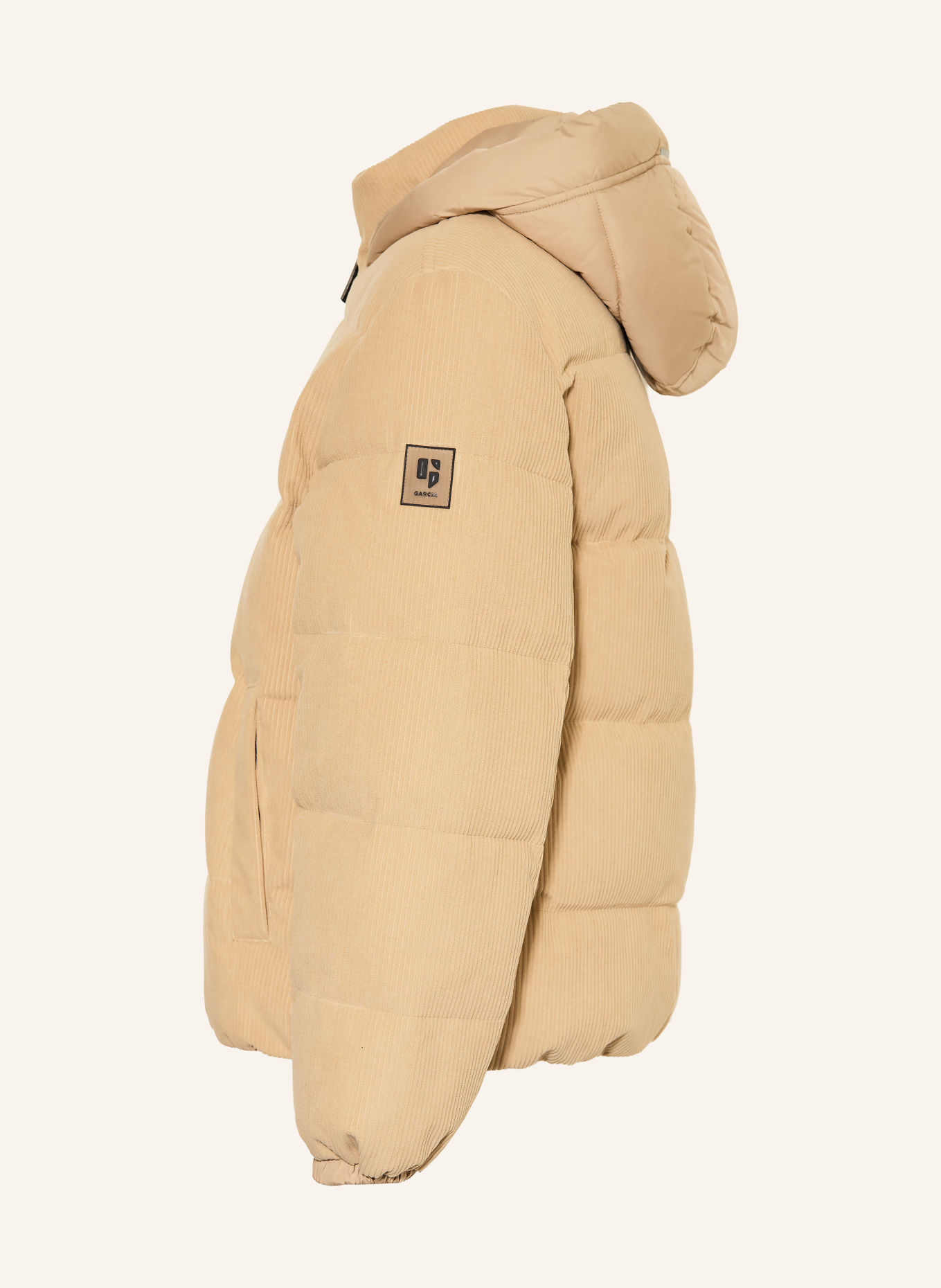 GARCIA Steppjacke aus Cord: BEIGE