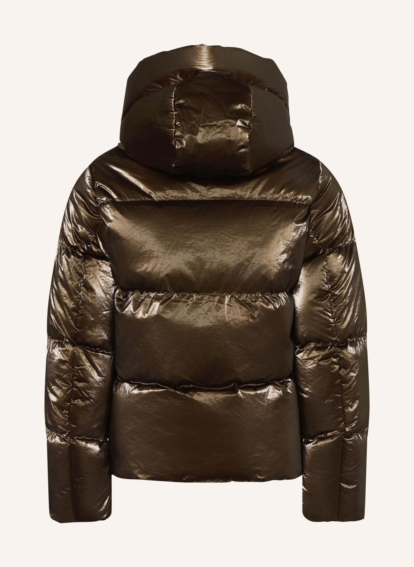 GARCIA veste matelassée: MARRON FONCÉ