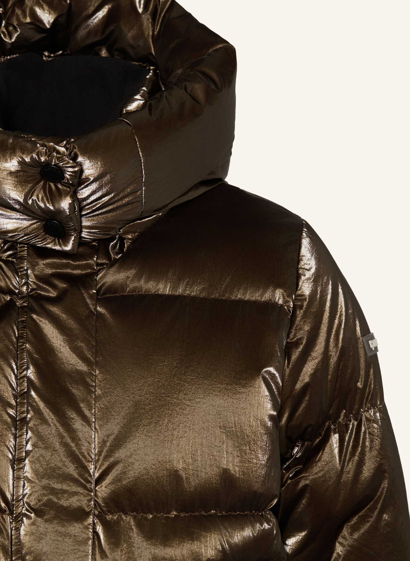 GARCIA veste matelassée: MARRON FONCÉ