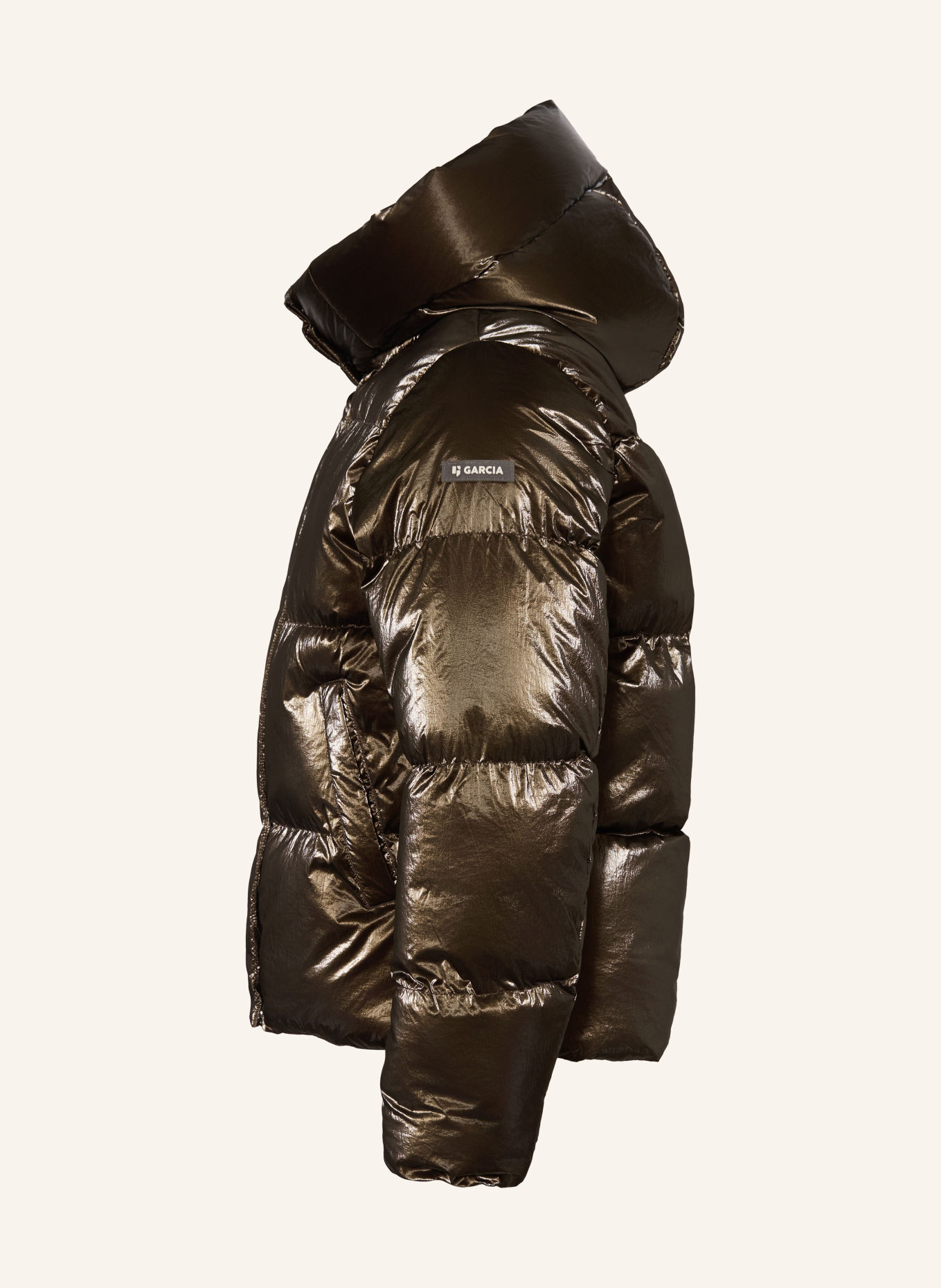 GARCIA veste matelassée: MARRON FONCÉ