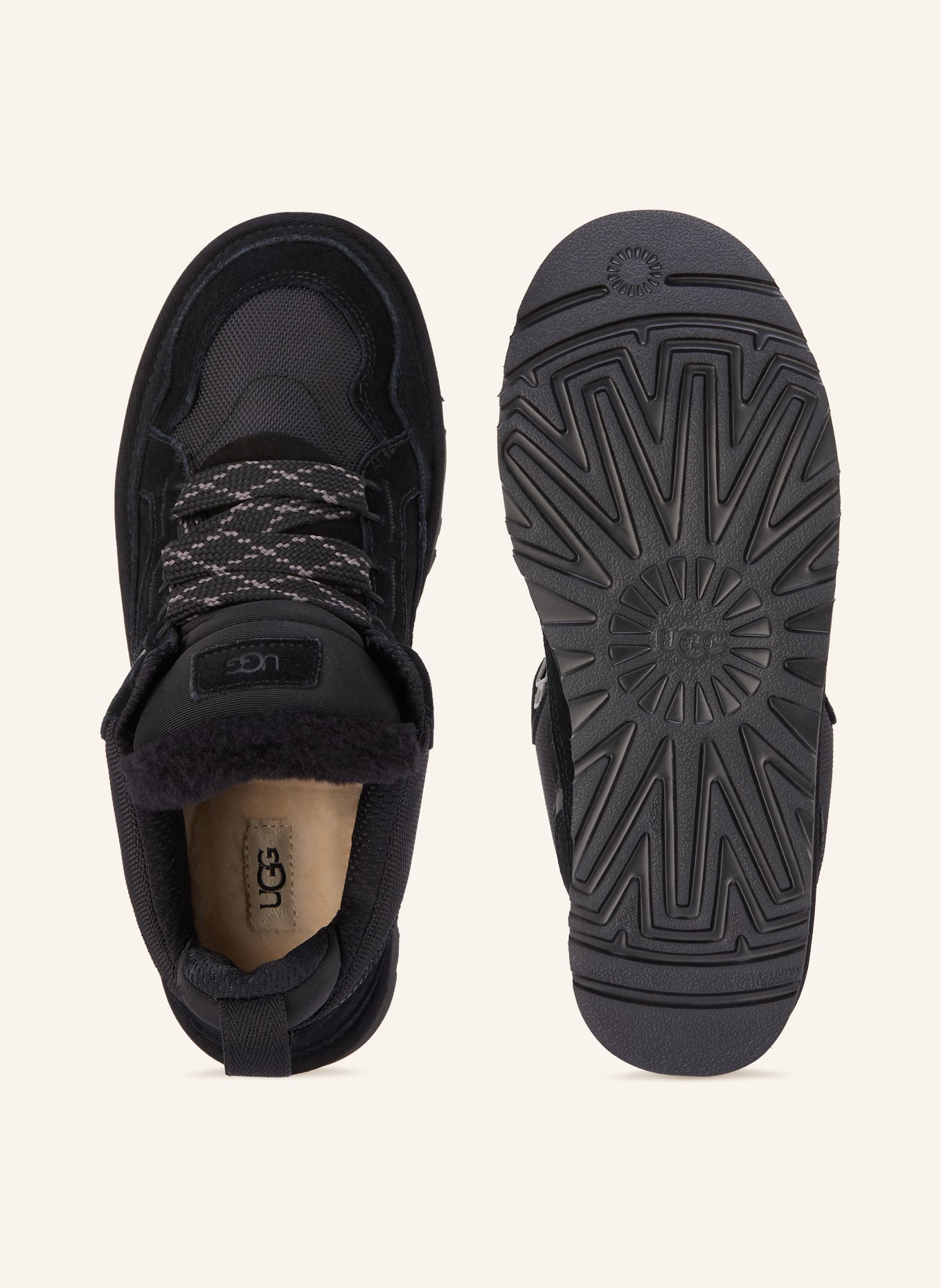 UGG Seaker LOWMEL: SCHWARZ