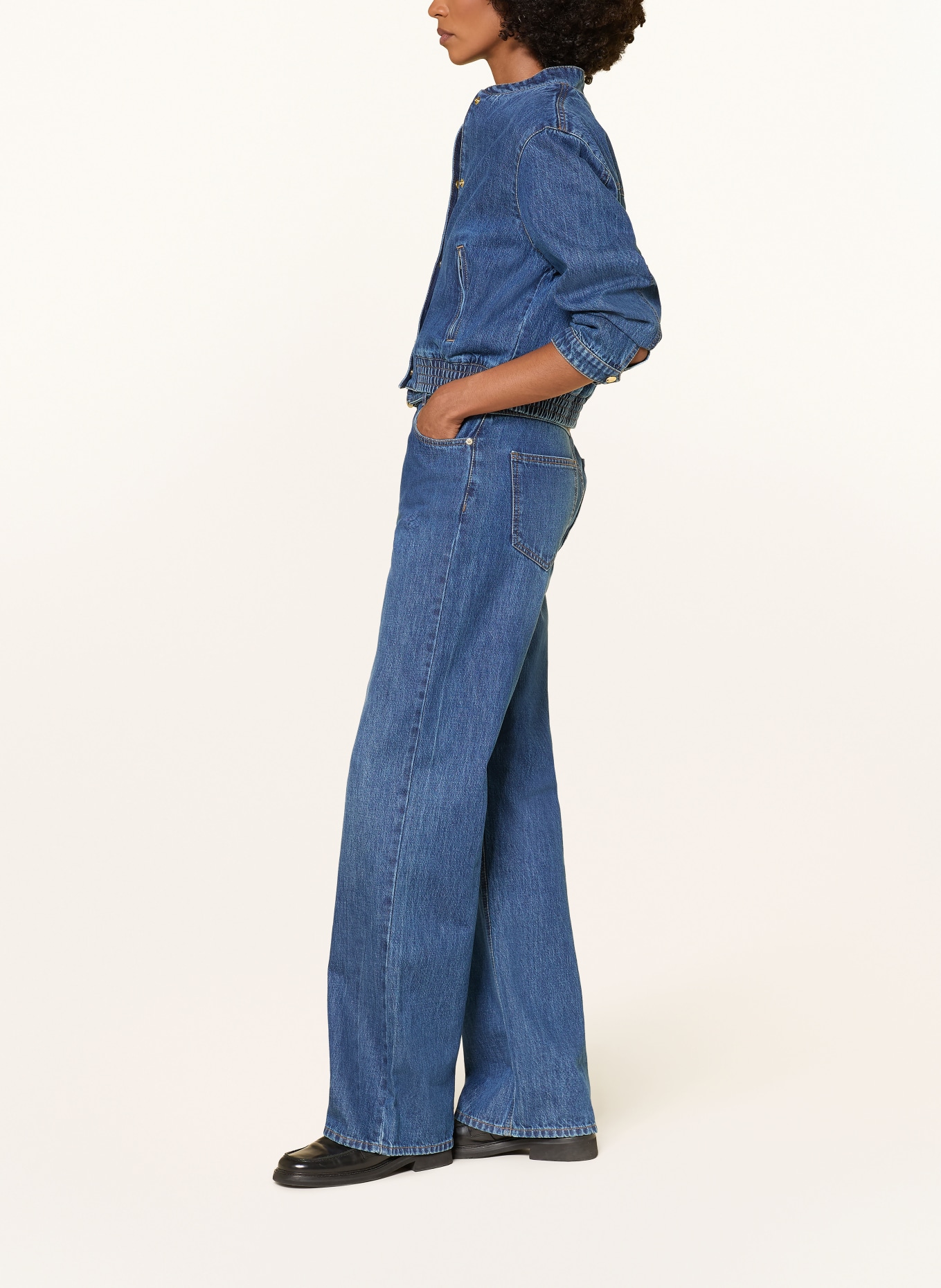 RIANI Wide-Leg Jeans: 448 authentic dark blue