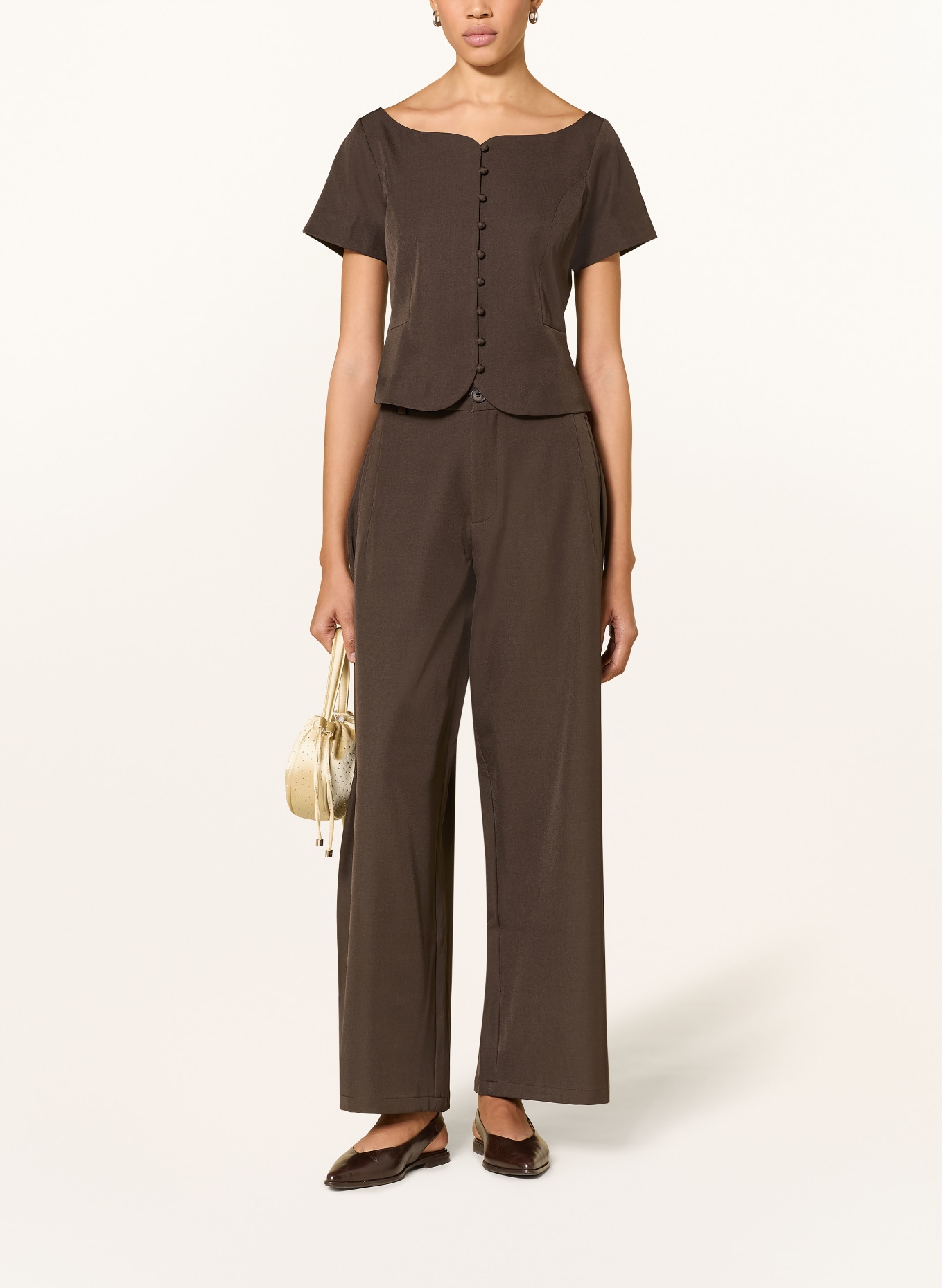 NEO NOIR Blouse TANGO: 676 Dark brown