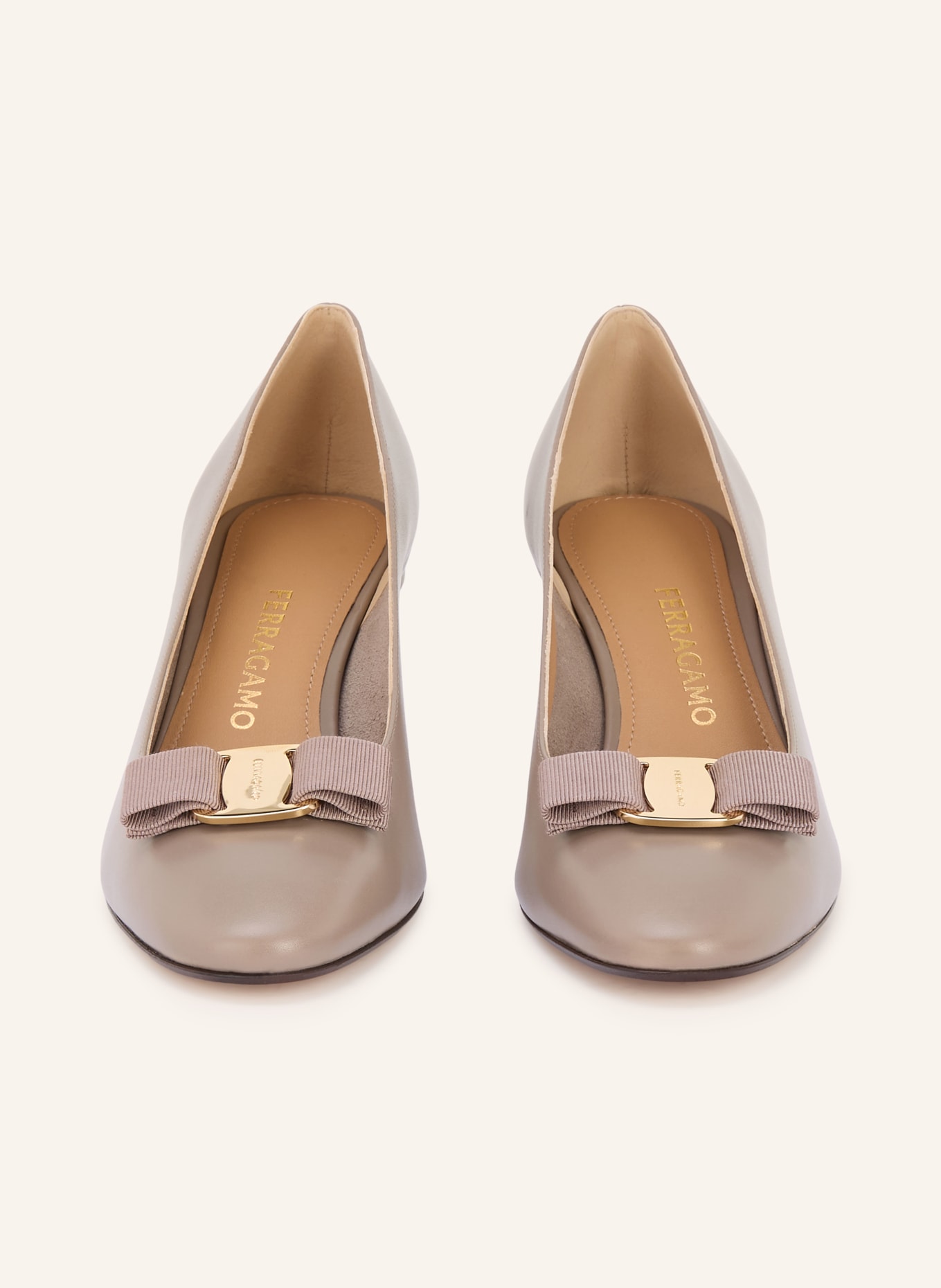 FERRAGAMO Pumps VARA: TAUPE
