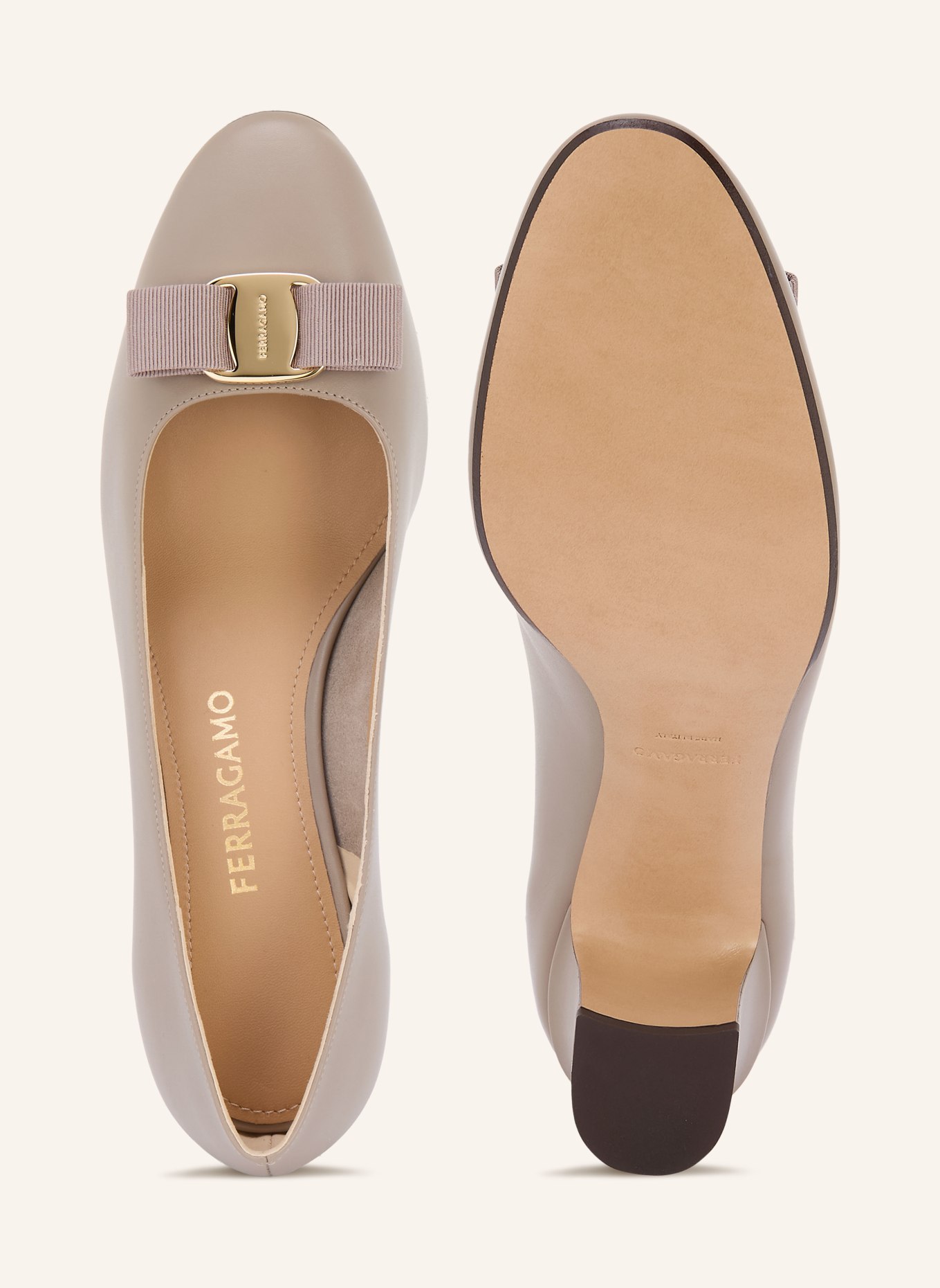 FERRAGAMO Pumps VARA: TAUPE