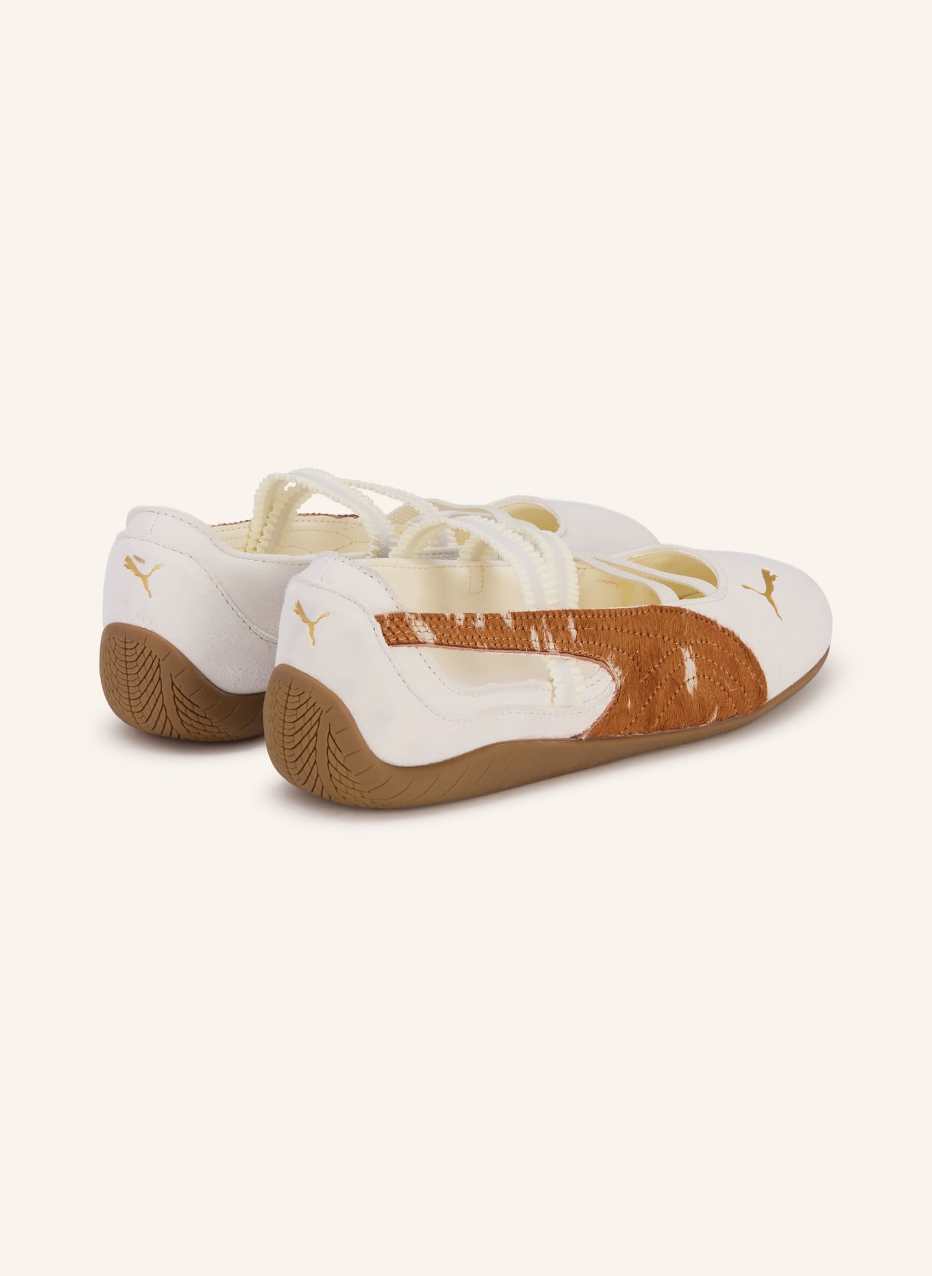 PUMA SPEEDCAT BALLET sneakers: CREAM / BROWN