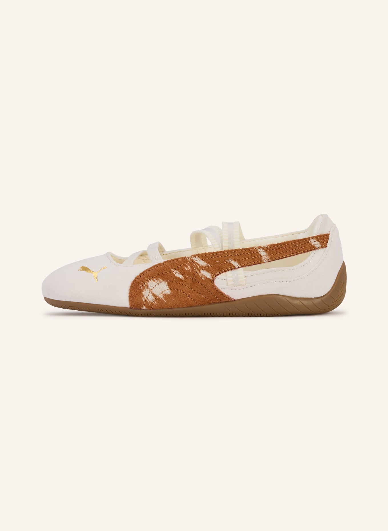 PUMA SPEEDCAT BALLET sneakers: CREAM / BROWN