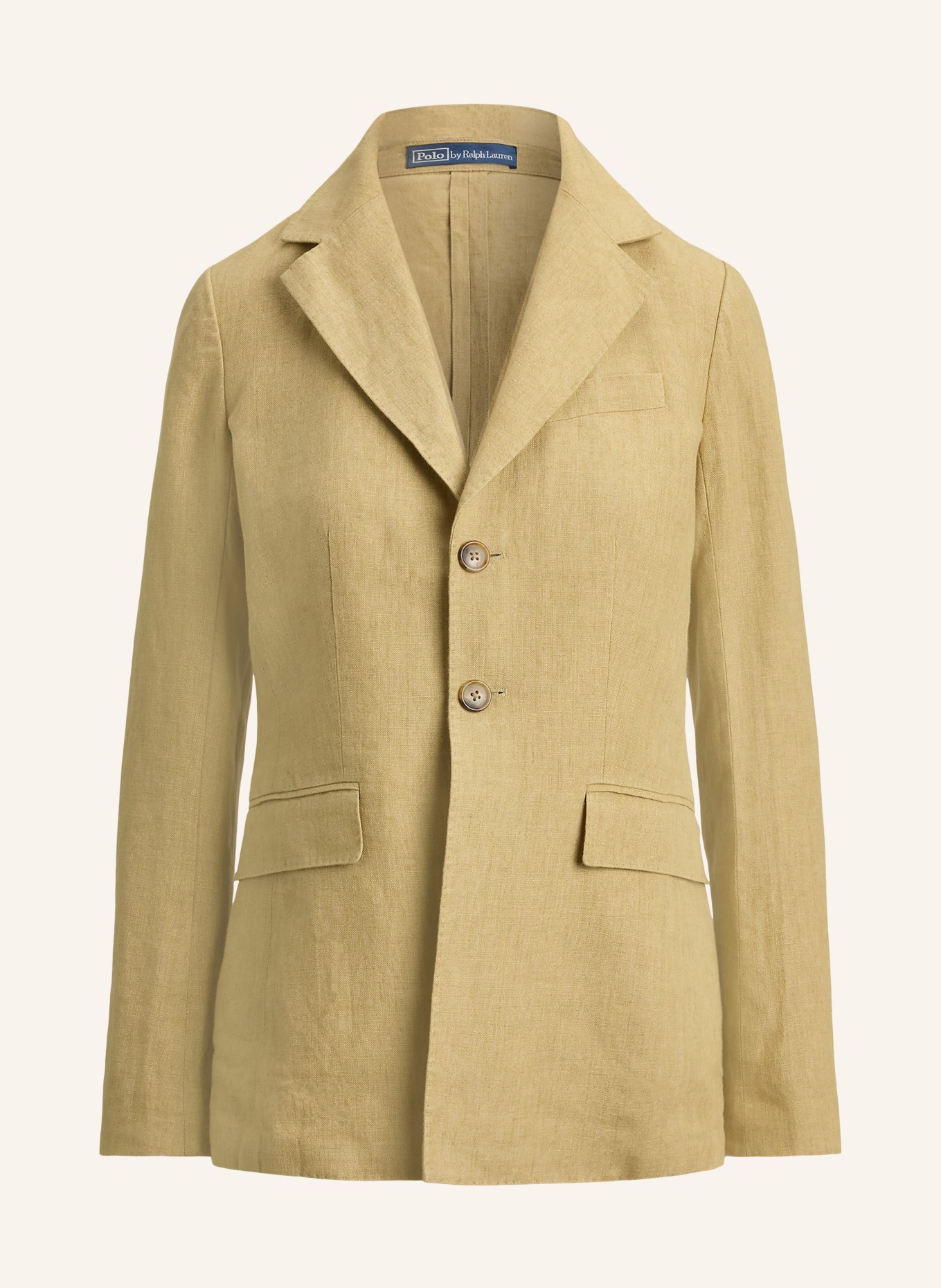 POLO RALPH LAUREN Leinenblazer: HELLBRAUN