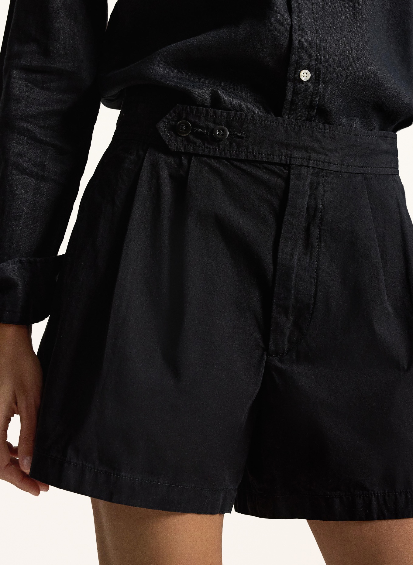 POLO RALPH LAUREN Shorts: BLACK
