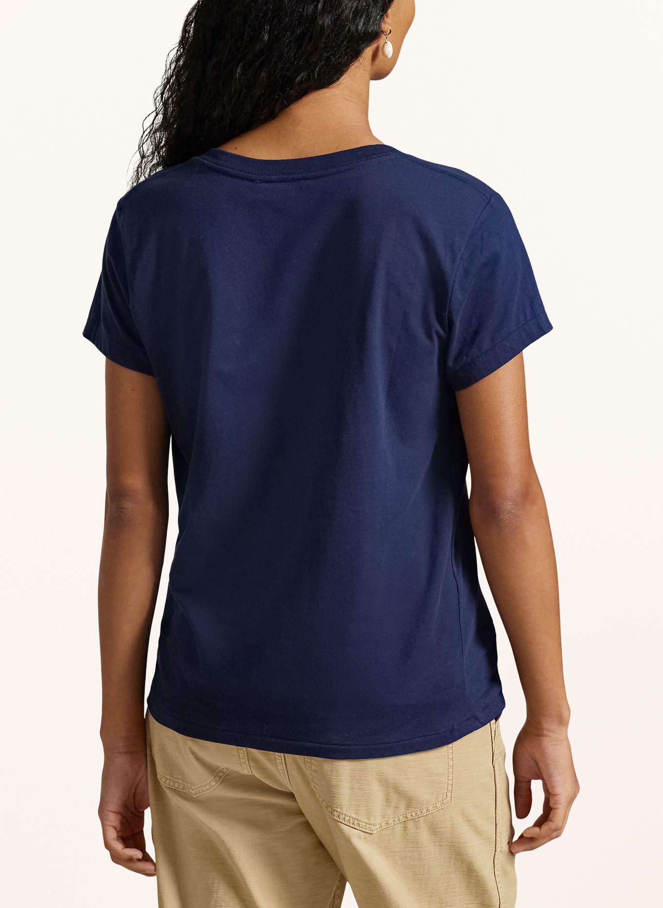 POLO RALPH LAUREN Tričko: TMAVĚ MODRÁ