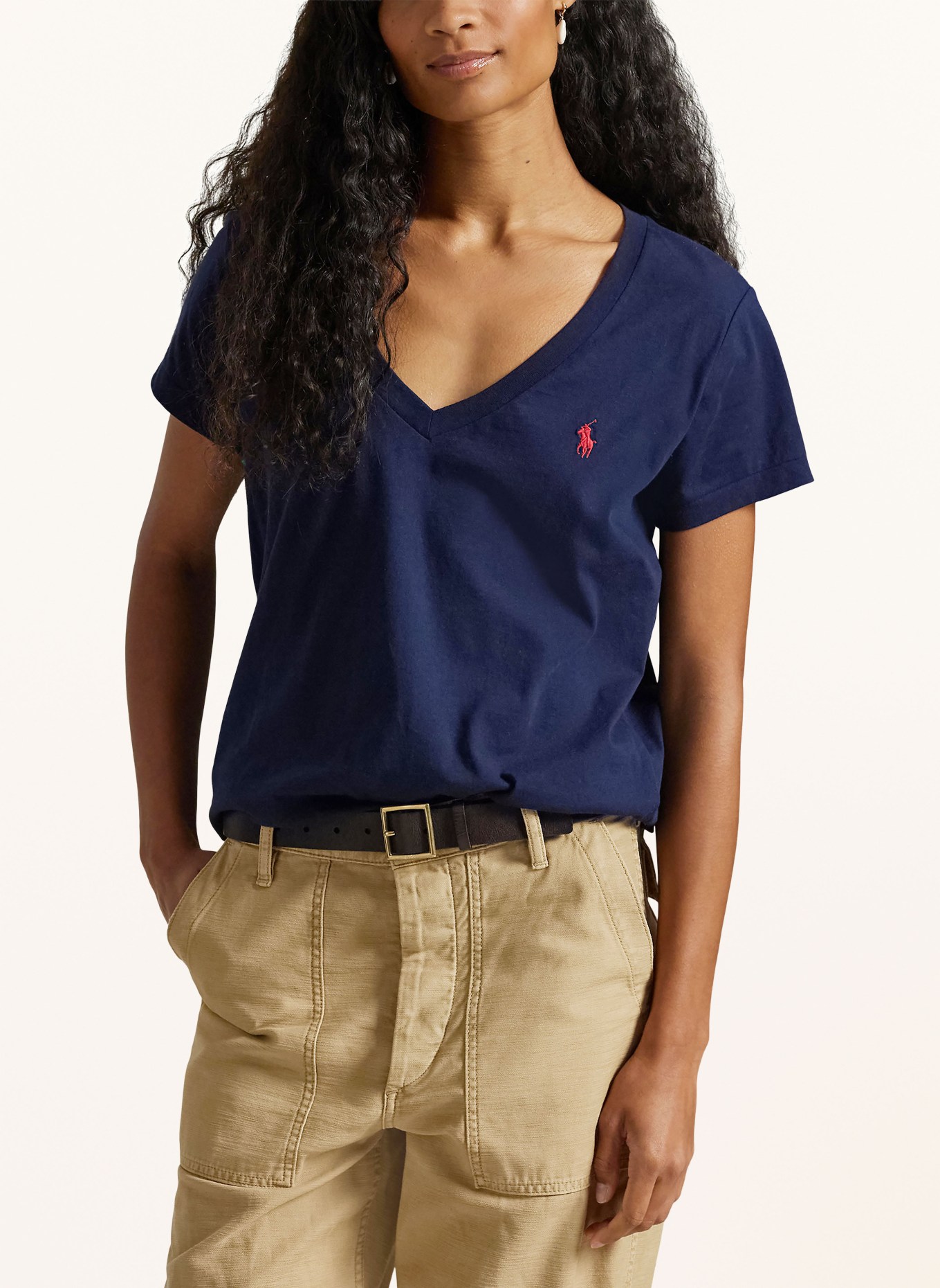 POLO RALPH LAUREN Tričko: TMAVĚ MODRÁ