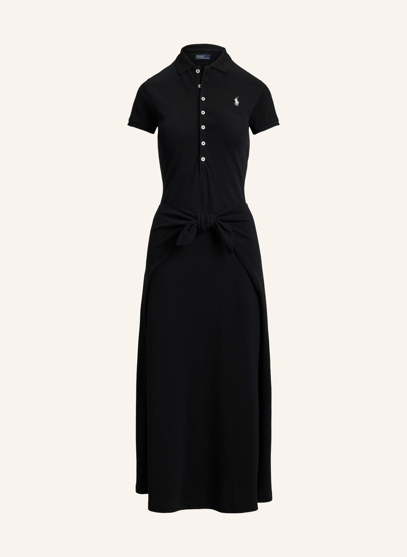 POLO RALPH LAUREN Sukienka polo Piqué: CZARNY