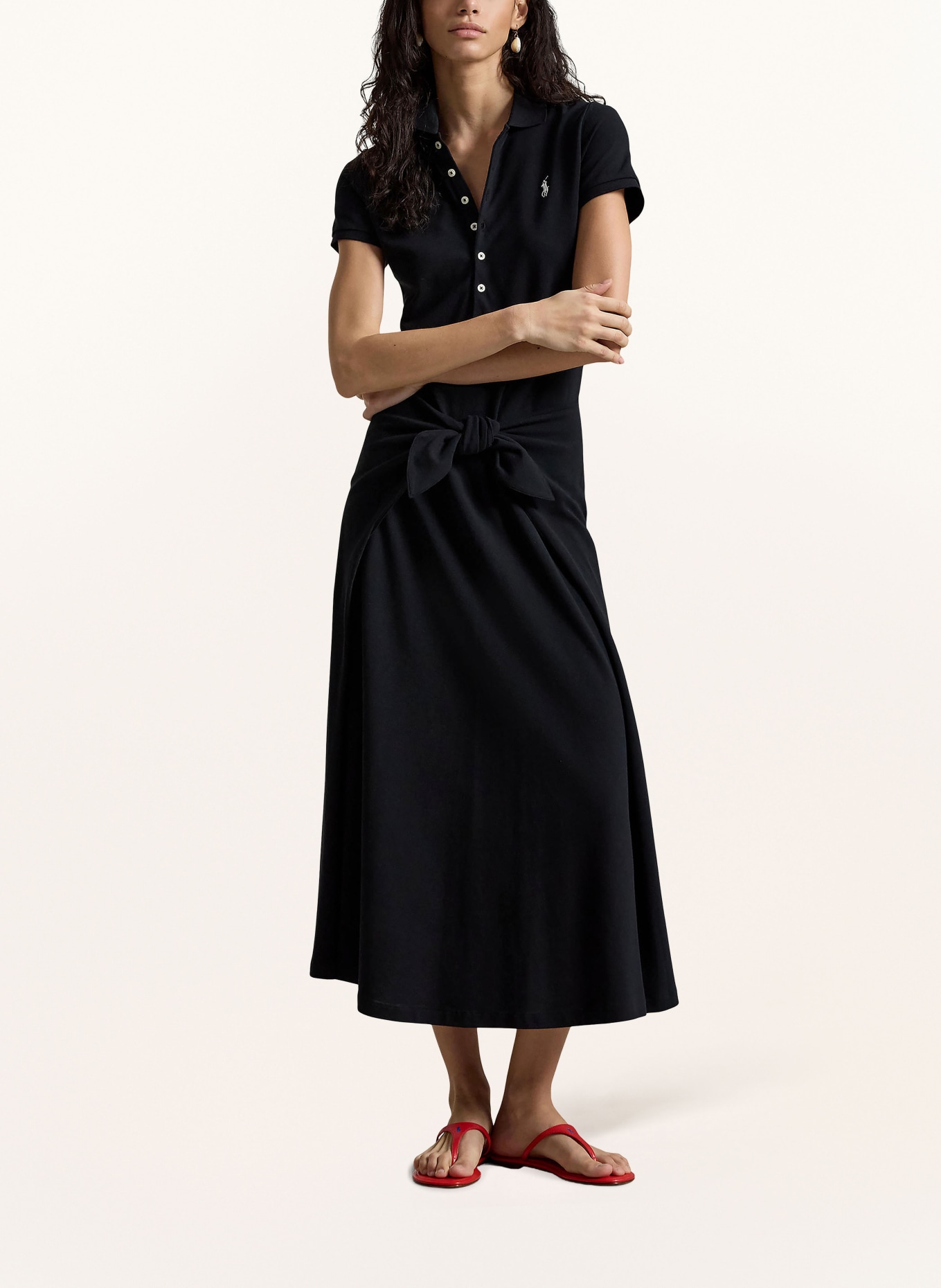 POLO RALPH LAUREN Sukienka polo Piqué: CZARNY