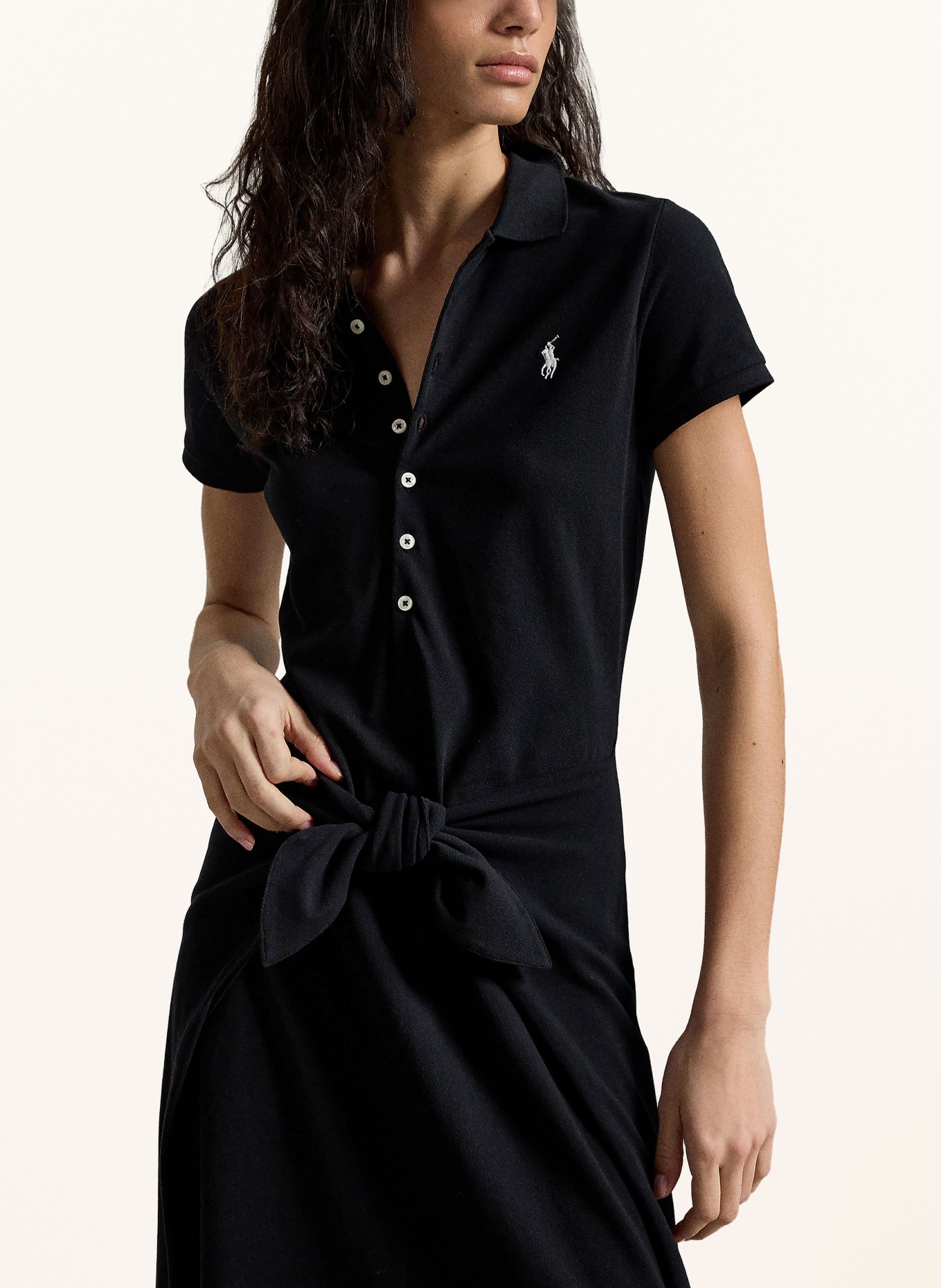 POLO RALPH LAUREN Sukienka polo Piqué: CZARNY