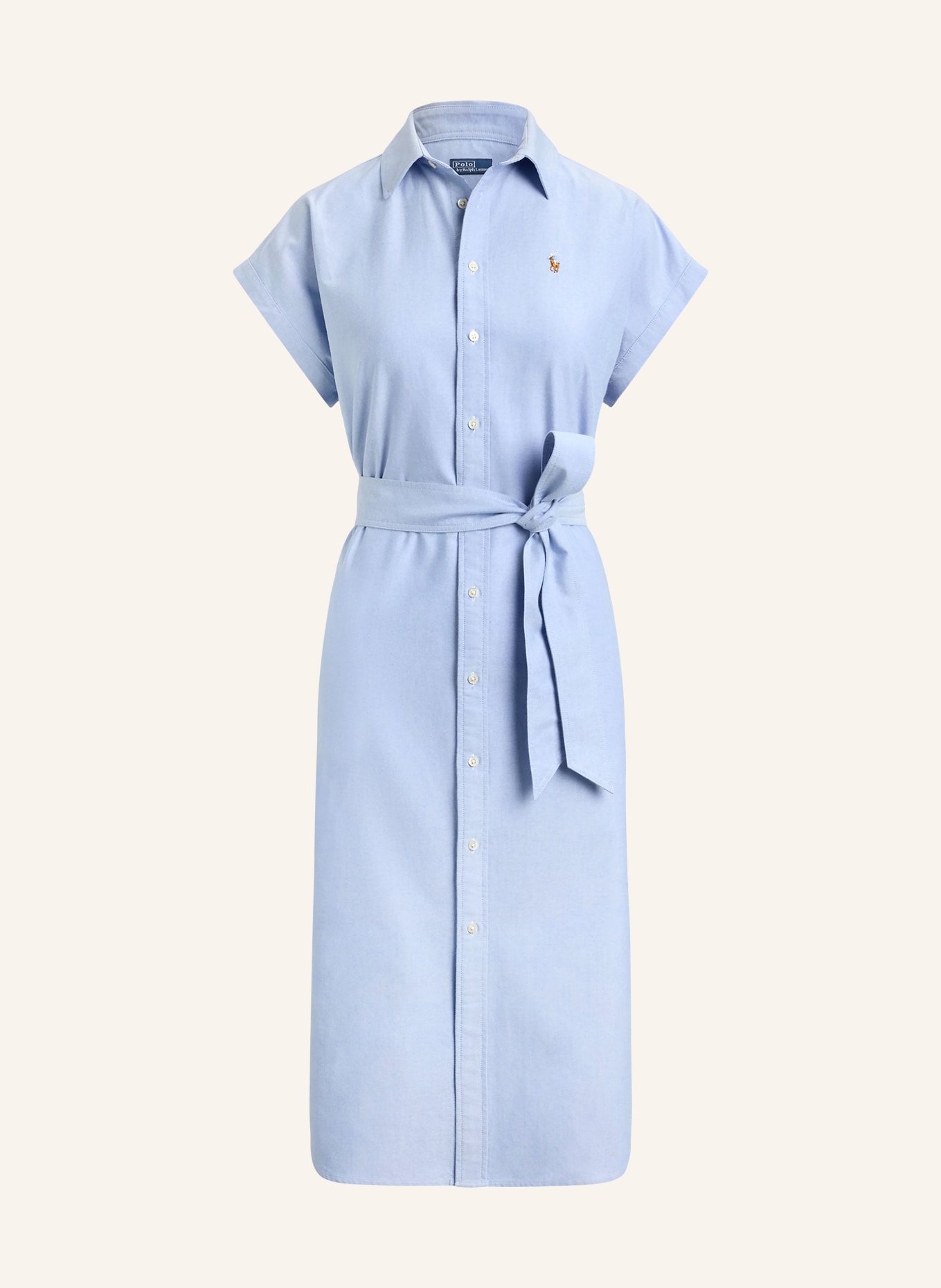 POLO RALPH LAUREN Hemdblusenkleid: HELLBLAU