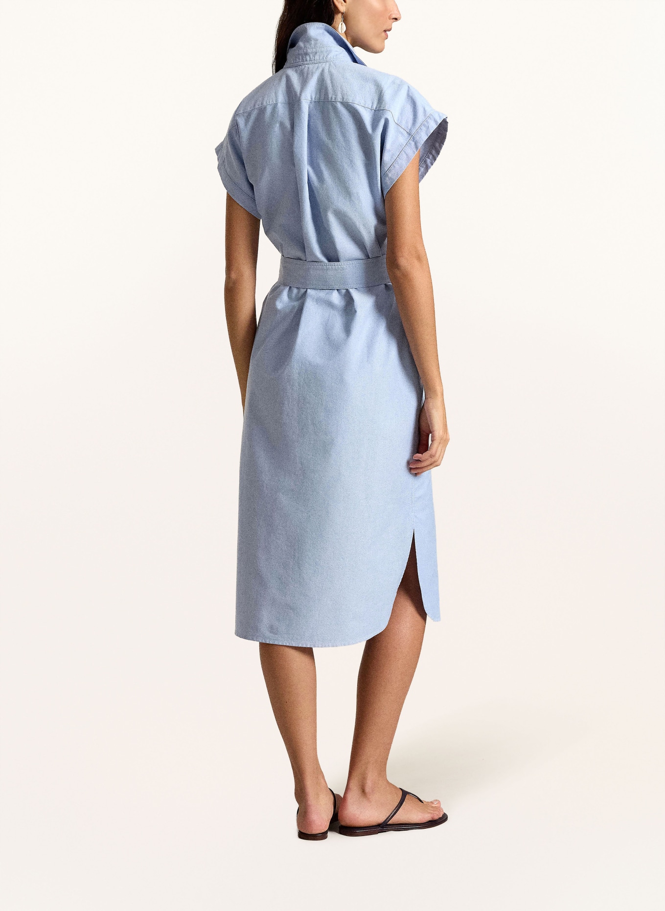 POLO RALPH LAUREN Hemdblusenkleid: HELLBLAU